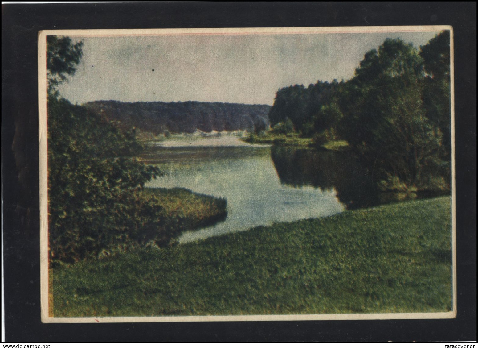 Post Card Lithuania LT Pc 116 River SVENTOJI Near ANYKSCIAI 1957 - Lituania