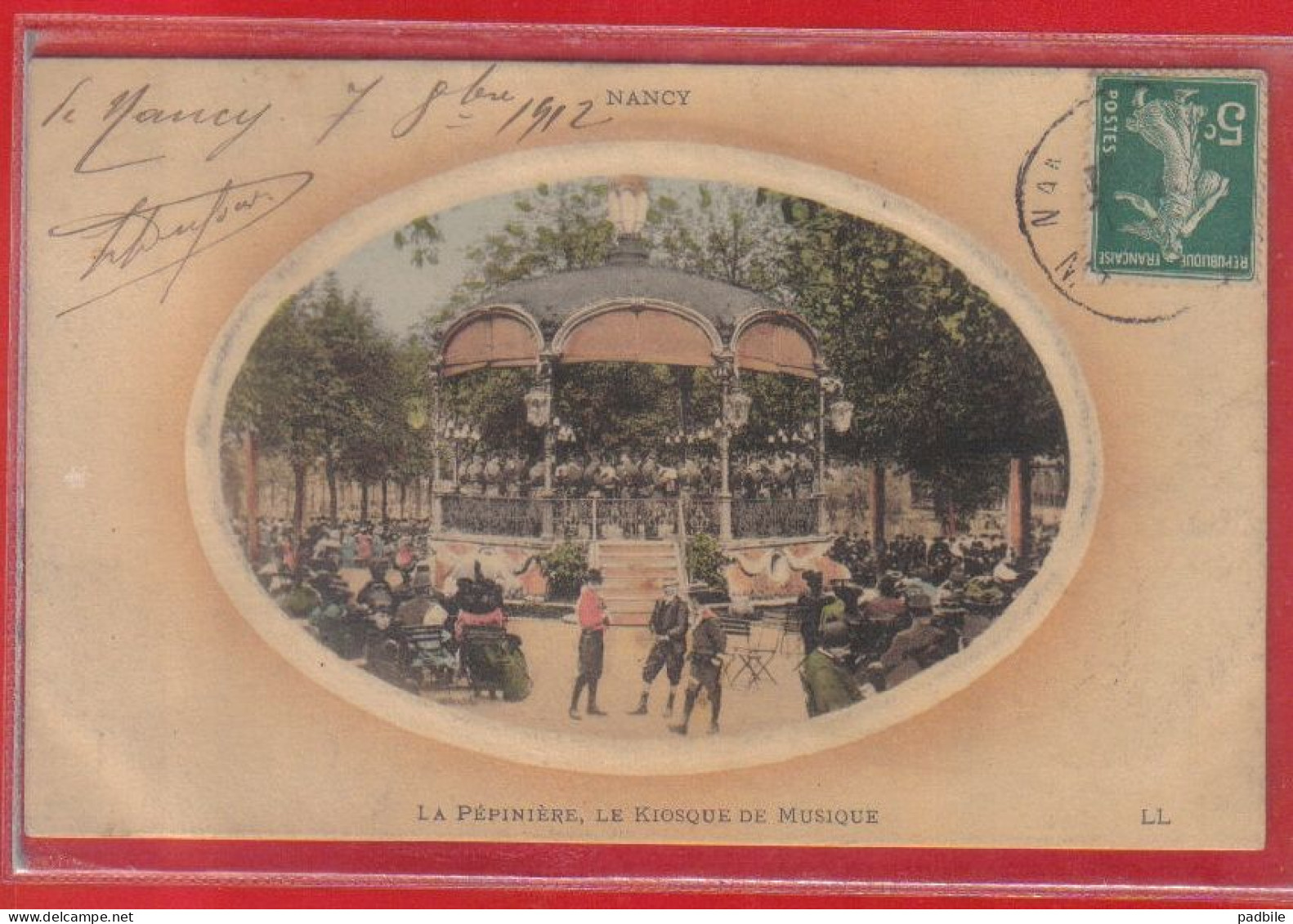 Carte Postale 54. Nancy La Pépinière  Et Le Kiosque à Musique   Très Beau Plan - Nancy