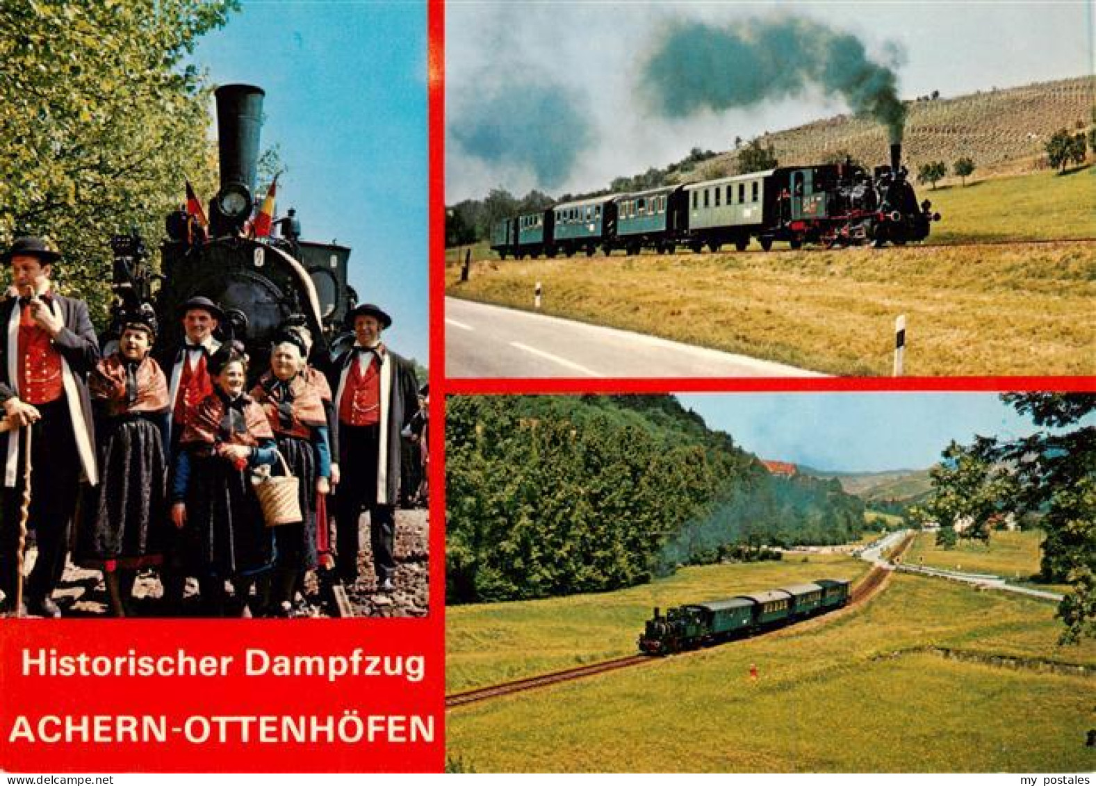 73887195 Achern Baden Historischer Dampfzug Achern Ottenhoefen Achern Baden - Achern