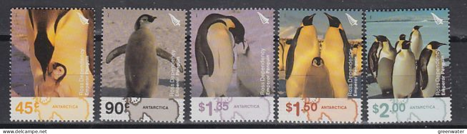 Ross Dependency 2004 Emperor Penguins 5v ** Mnh (59664A) - Ongebruikt