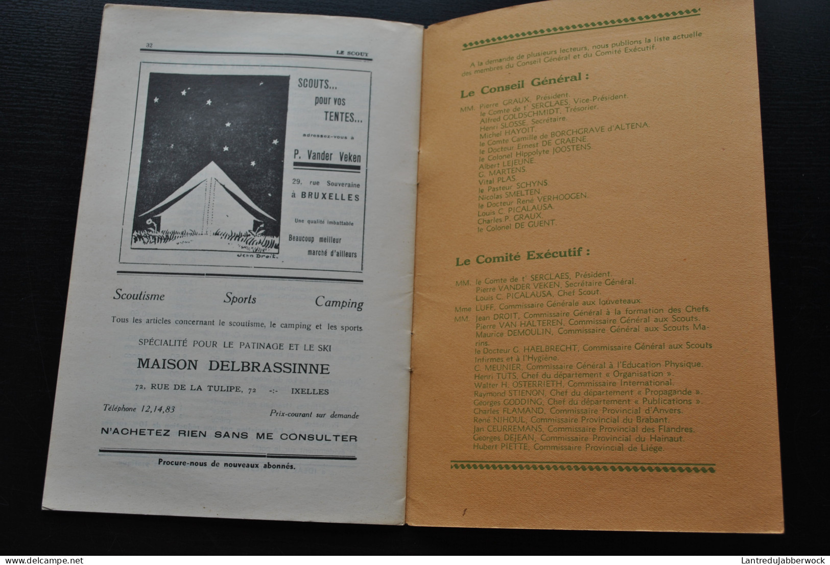 LE SCOUT Revue Mensuelle De L'Association Royale Des Boys-Scouts De Belgique N°5 1937 Lino De Rudi Probst Scoutisme RARE - 1900 - 1949