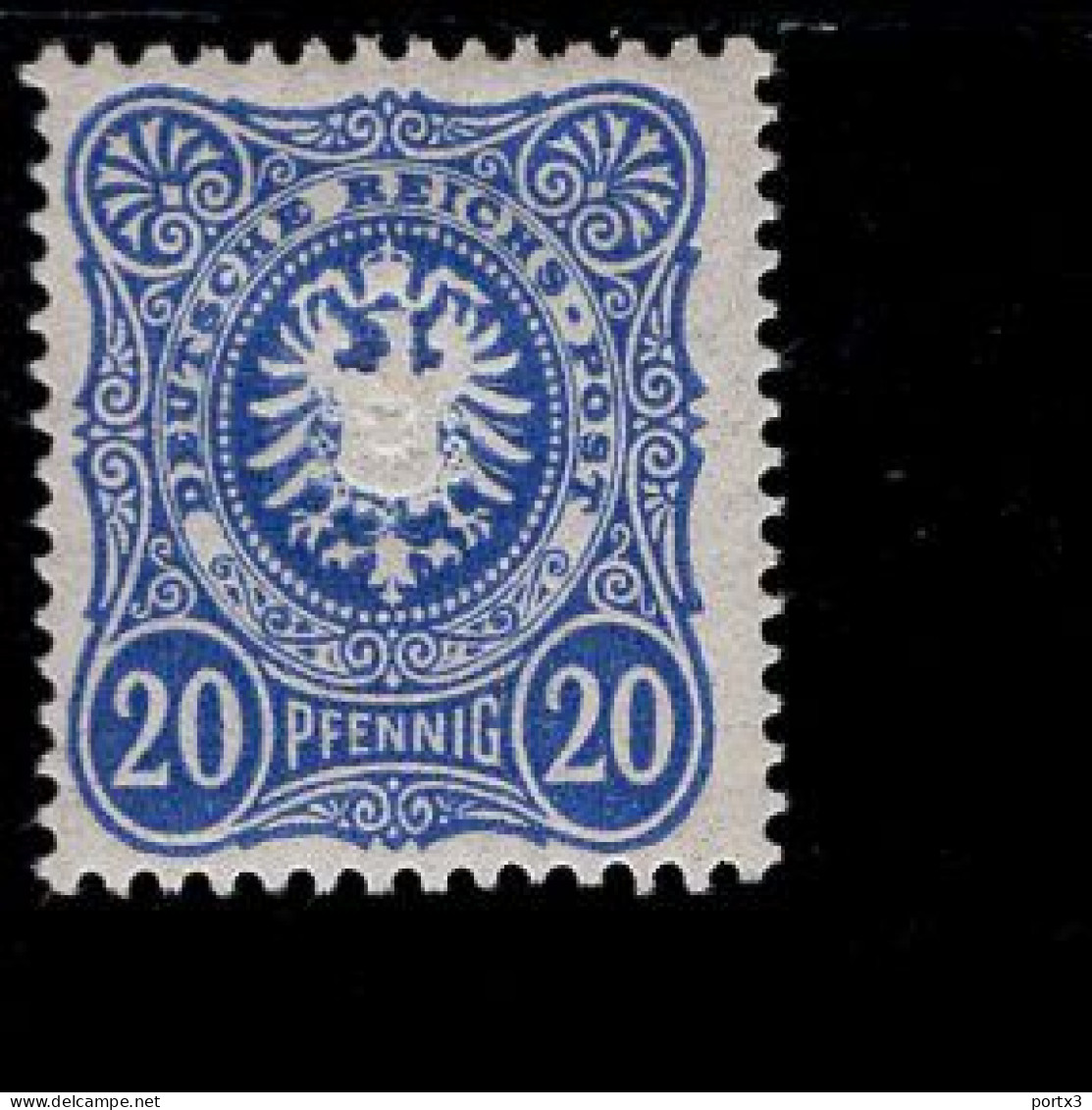 Deutsches Reich 42 C Reichsadler Im Oval Mint MLH * - Neufs