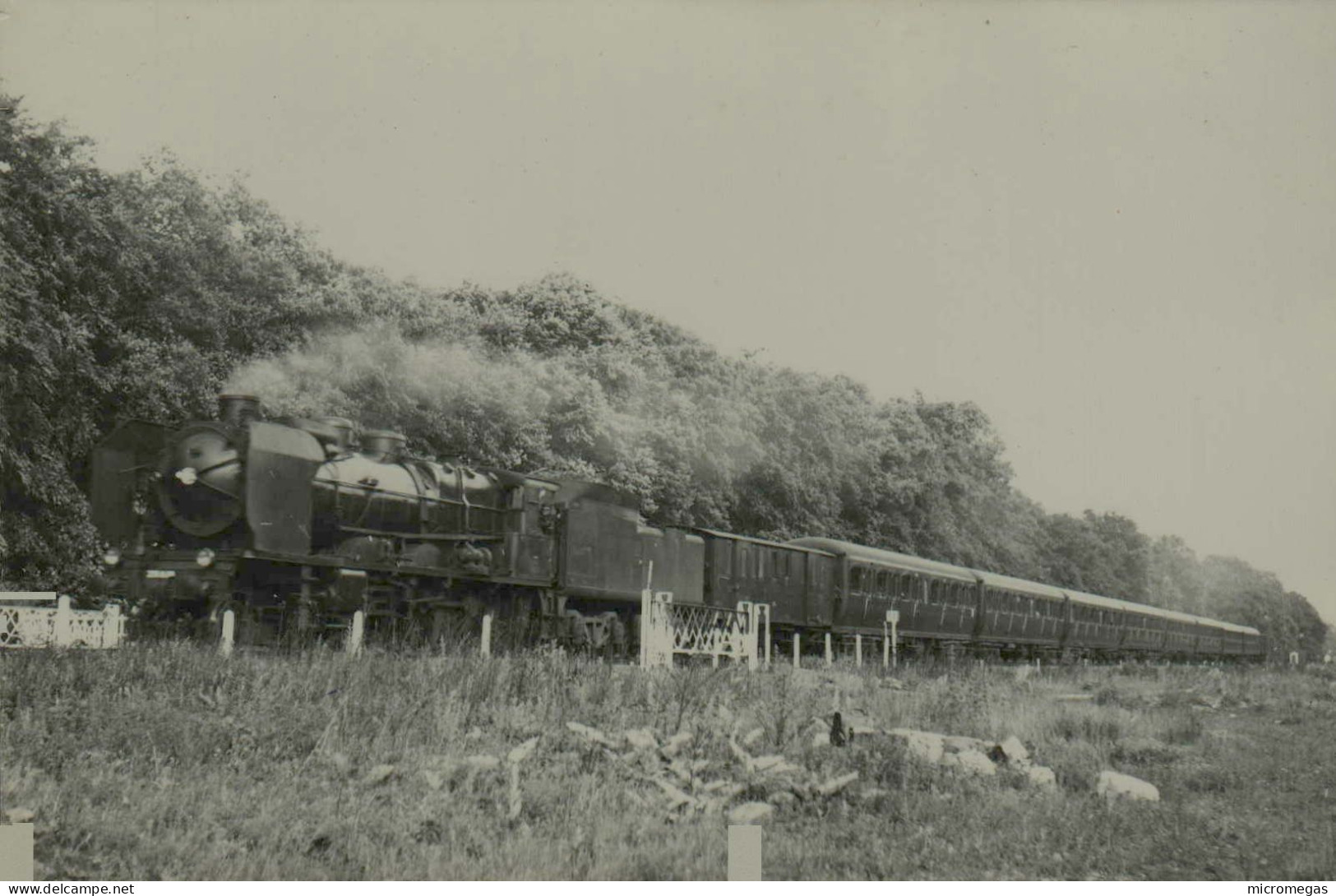 Train, 133, Km.34 - Cliché J. Renaud, 1953 - Trains