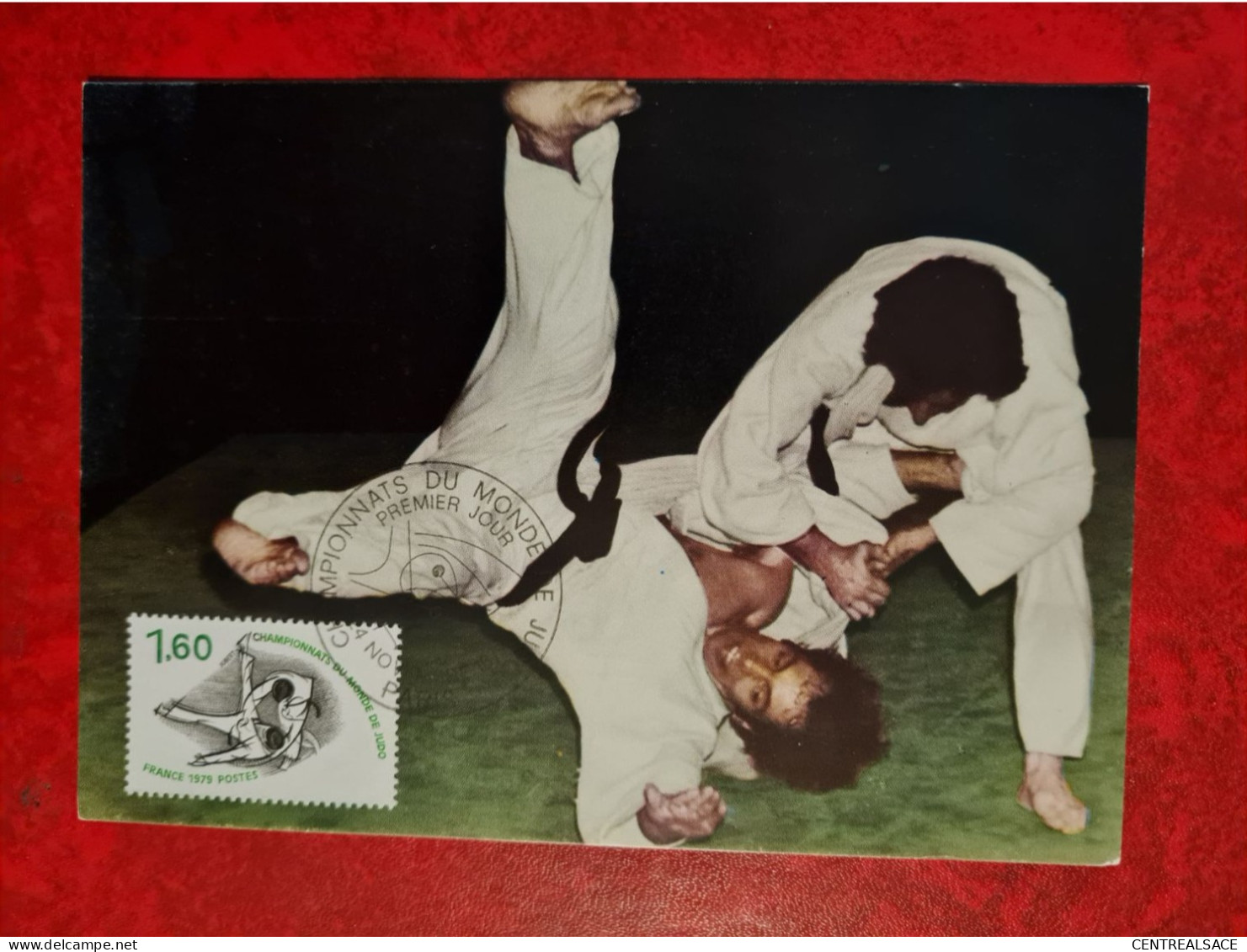 CARTE Maximum 1979 PARIS CHAMPIONNANTS DE JUDO - 1970-1979