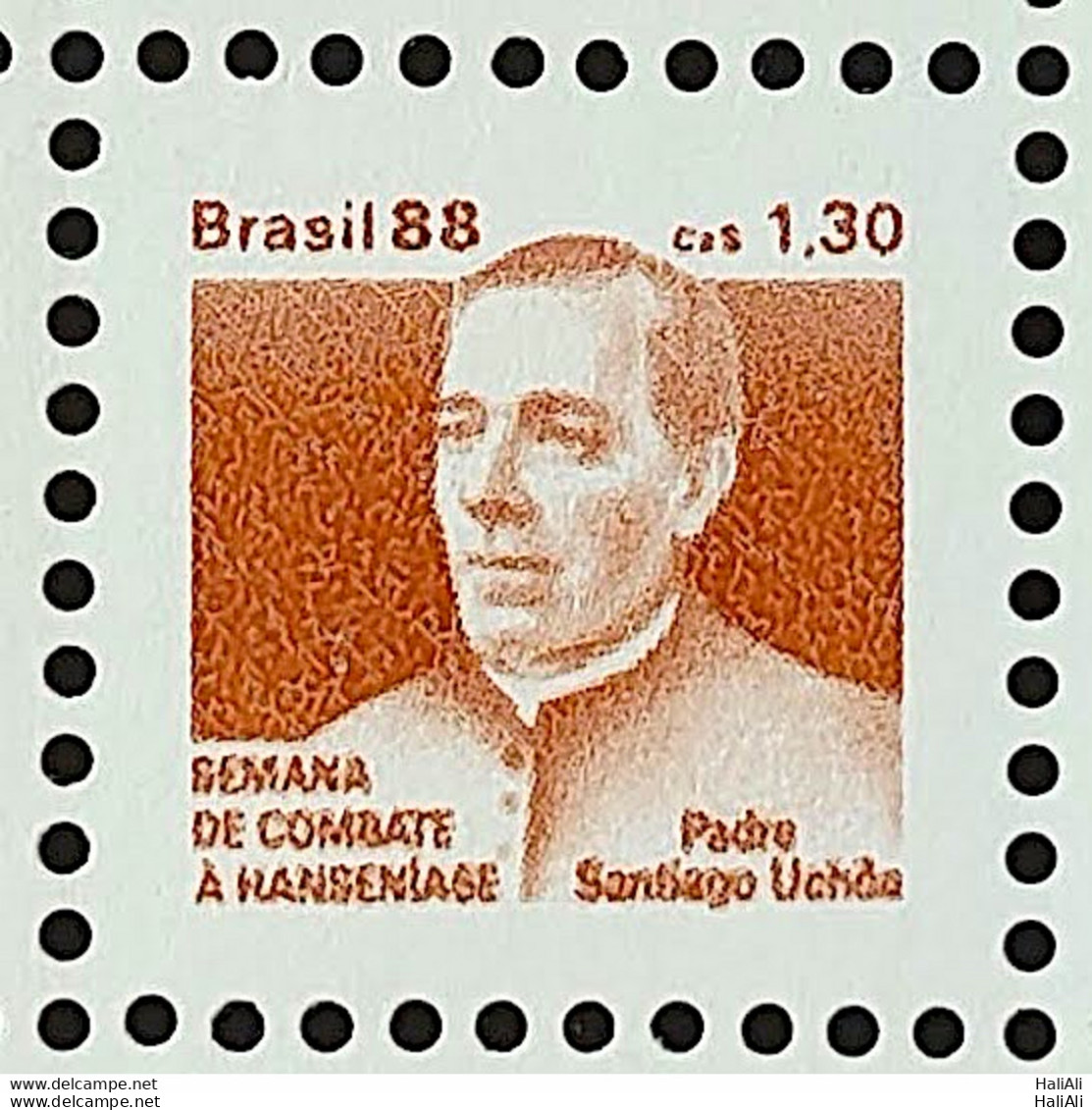 C 1606 Brazil Stamp Combat Against Hansen Hanseniasis Health Padre Uchoa Religion 1988 H25 - Ongebruikt