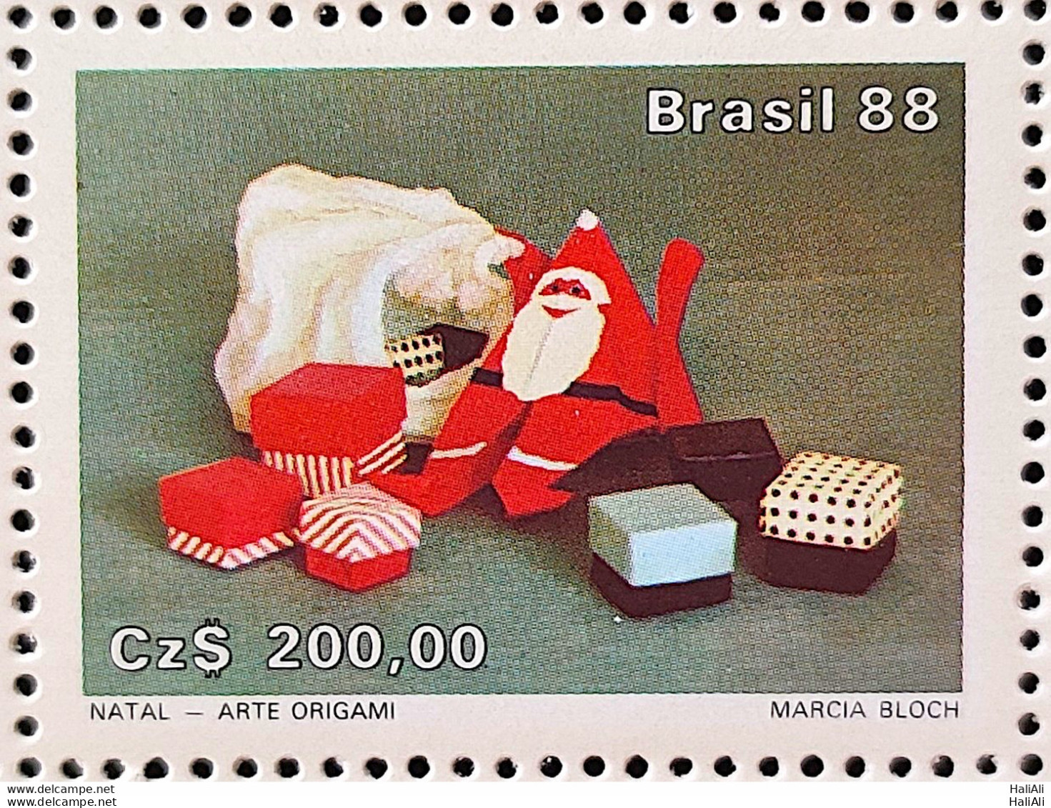 C 1605 Brazil Stamp Christmas Religion Santa Claus 1988 - Ungebraucht