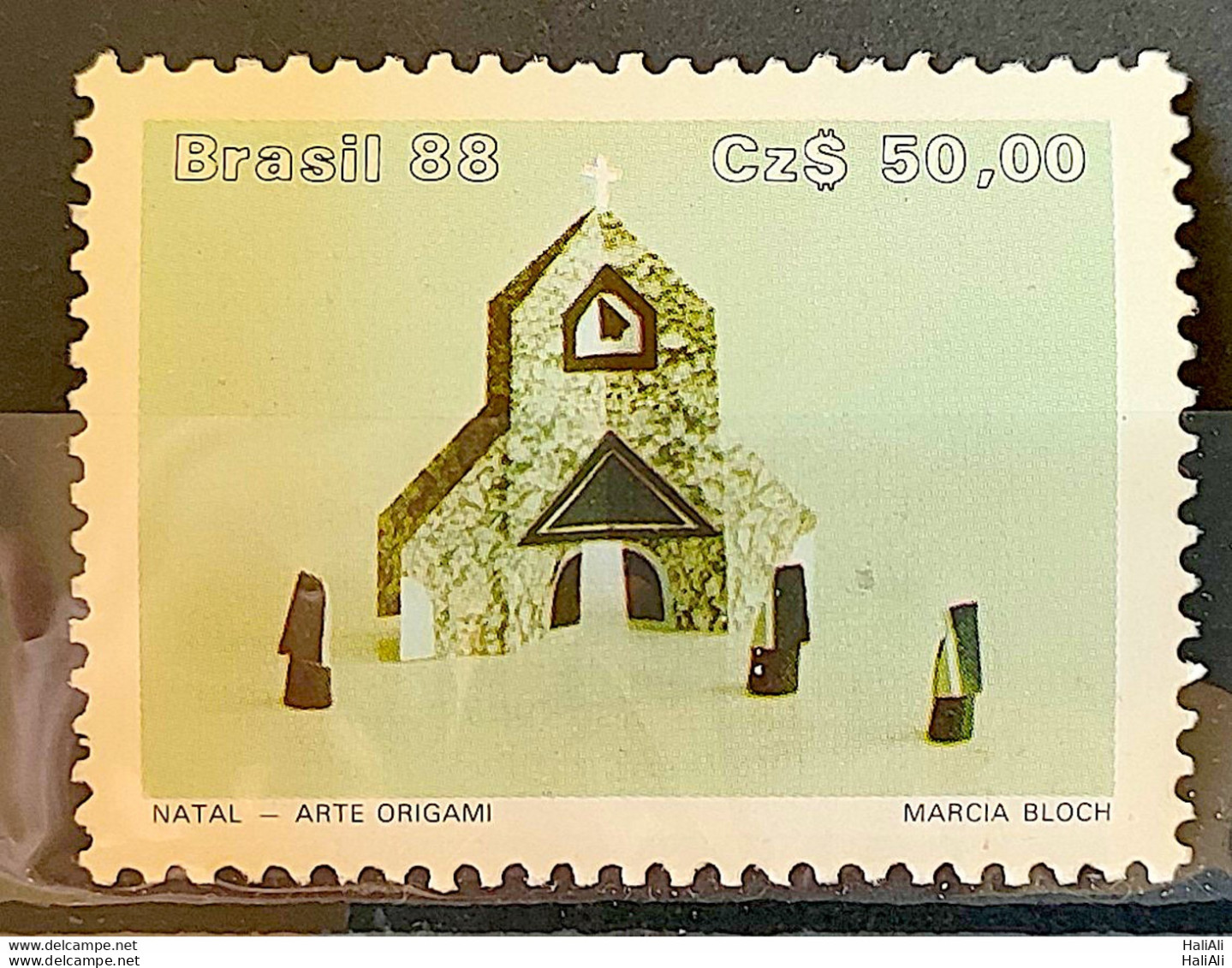 C 1603 Brazil Stamp Christmas Religion Church 1988 1 - Ungebraucht