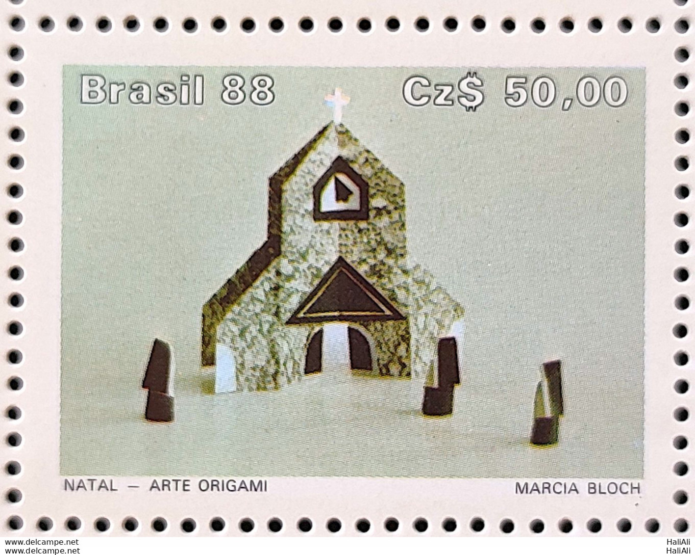 C 1603 Brazil Stamp Christmas Religion Church 1988 - Ungebraucht