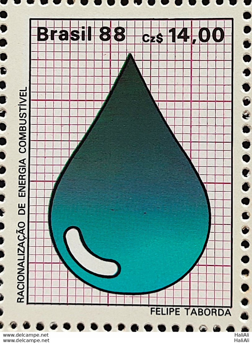 C 1579 Brazil Stamp Rationalization Of Petroleum Energy 1988 - Unused Stamps
