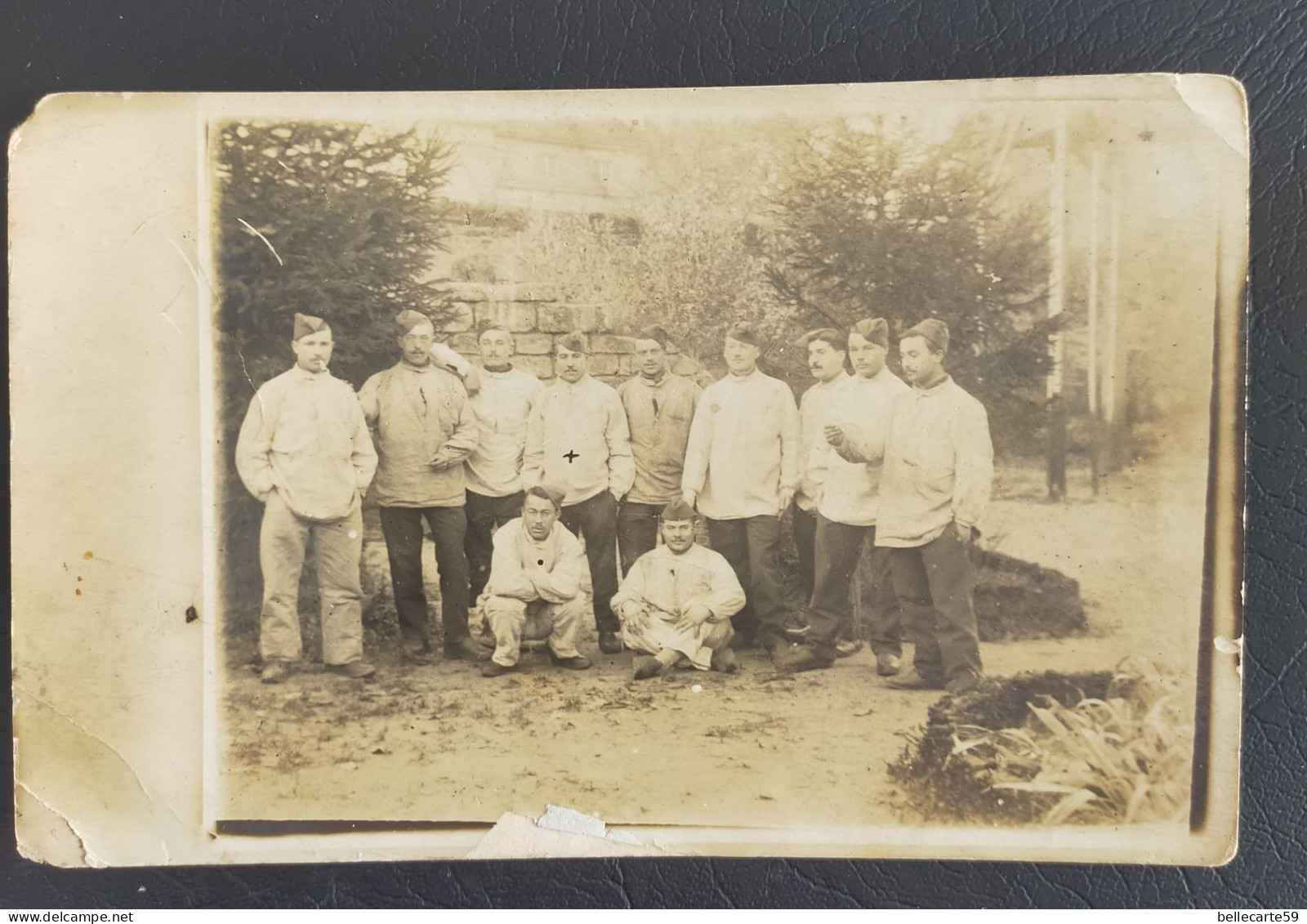 Carte Photo Souvenir Soldat Fort Condé - Casernas