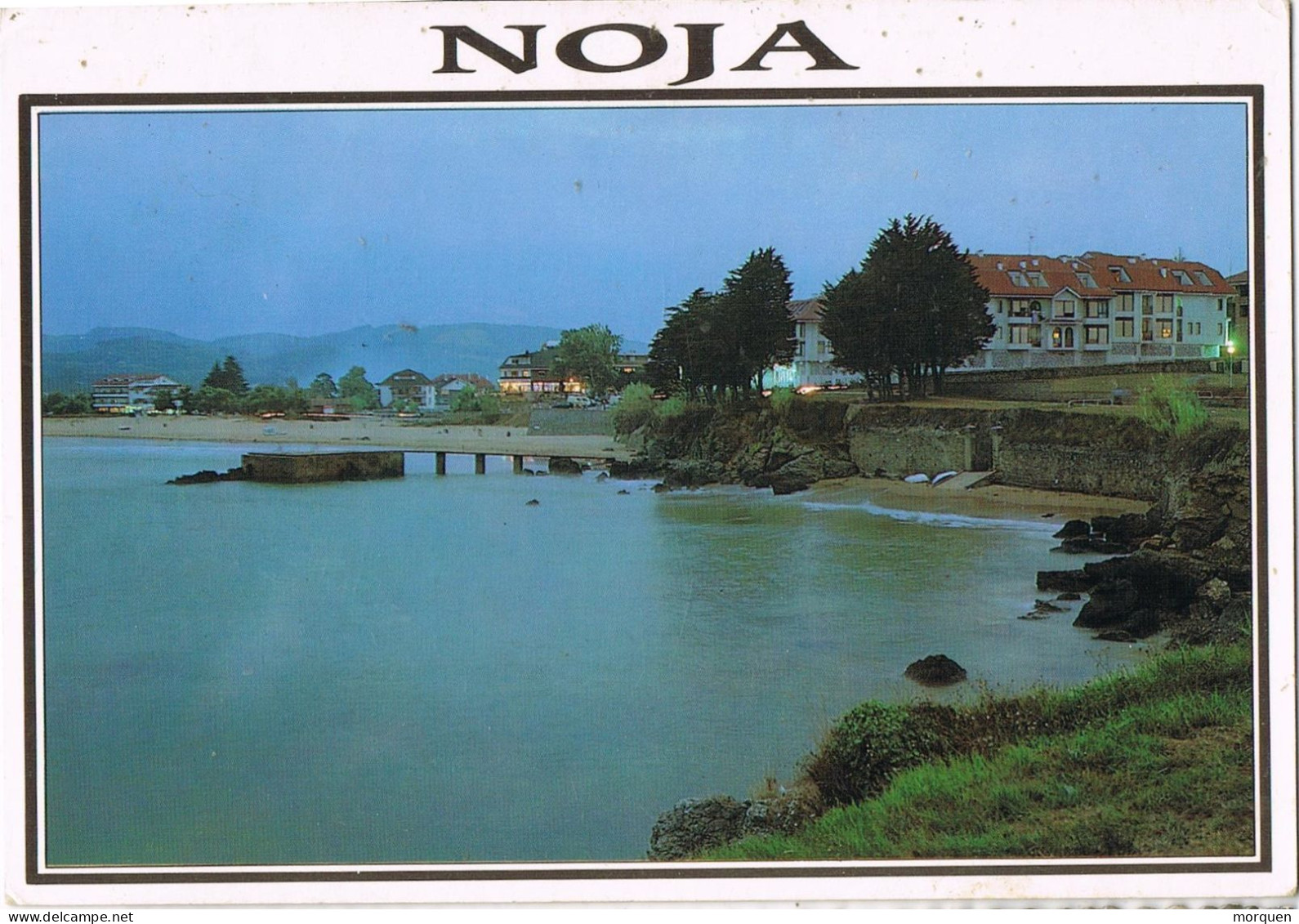 54911. Postal SAN VICENTE De La BARQUERA (Cantabria) 1991. Vista De NOJA, Rincon De Ontanilla - Covers & Documents