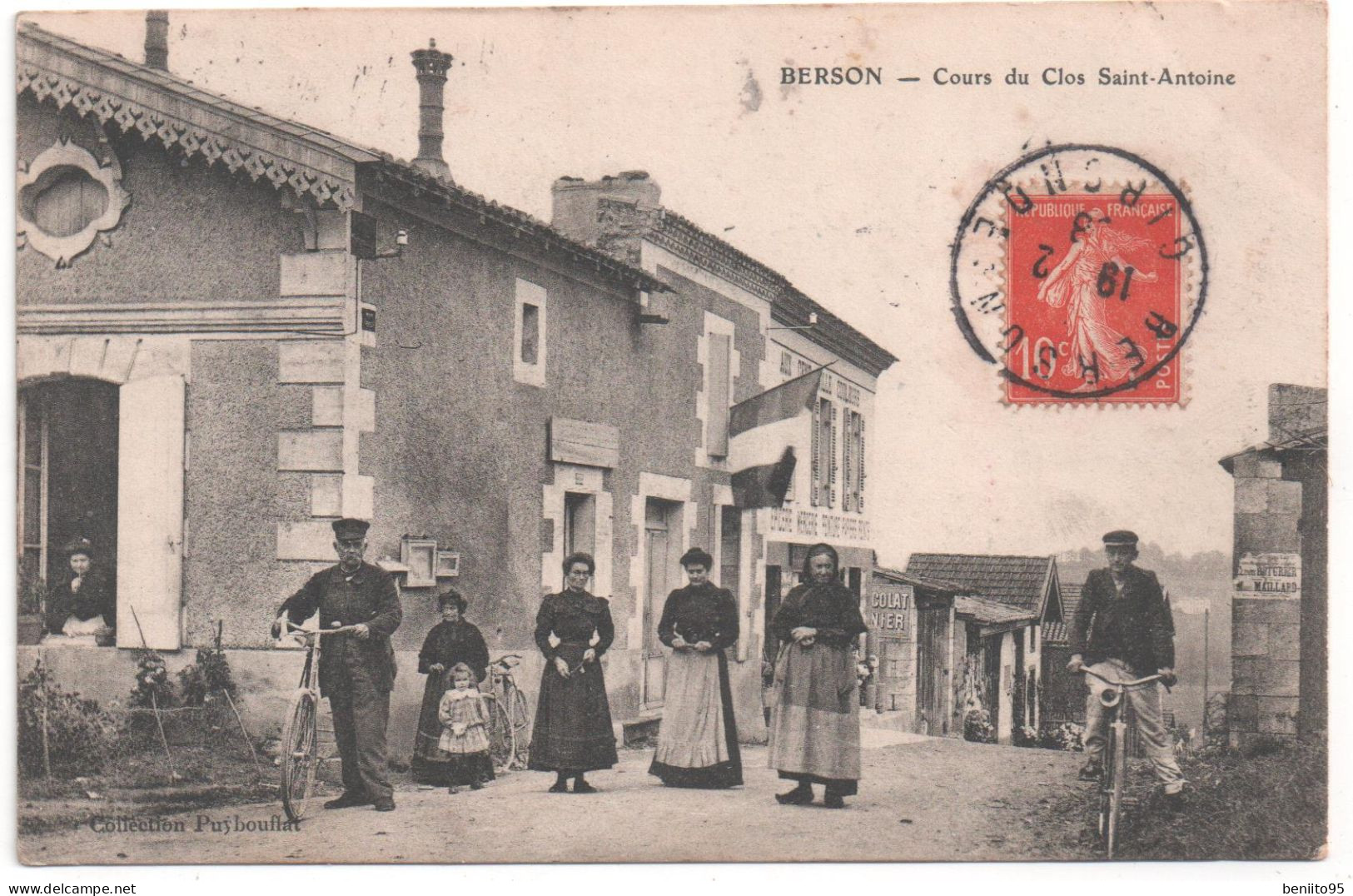CPA De BERSON - Cours Du Clos Saint-Antoine. - Other & Unclassified