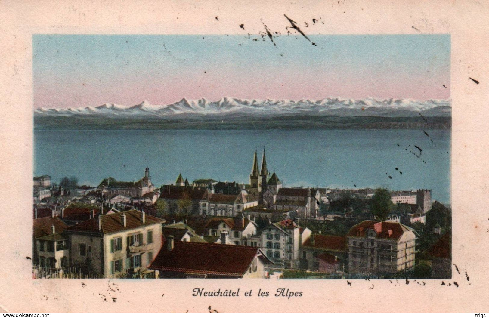 Neuchâtel Et Les Alpes - Neuchâtel