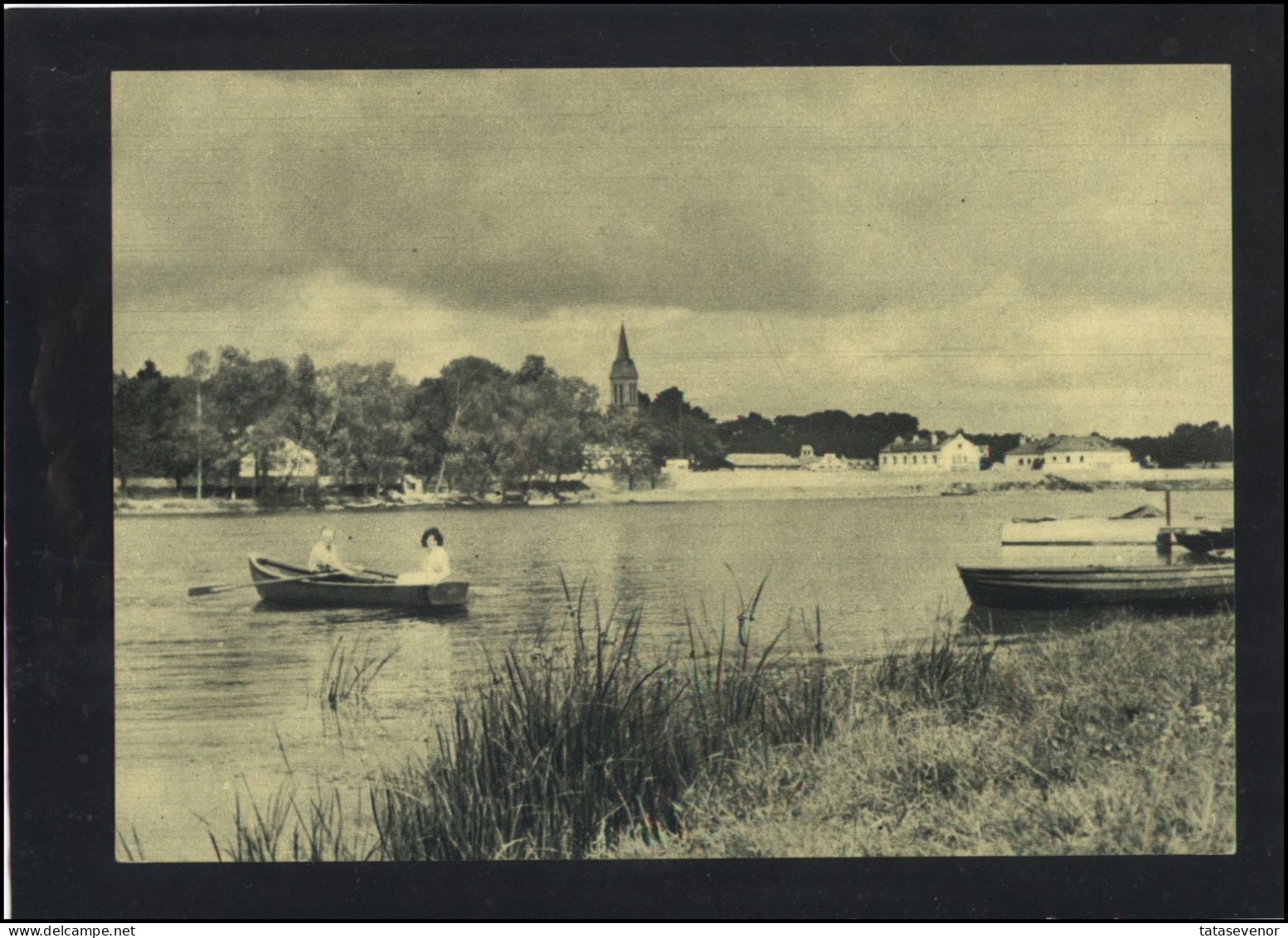 Post Card Lithuania LT Pc 121 BIRSTONAS Nemunas River Boats - Litouwen