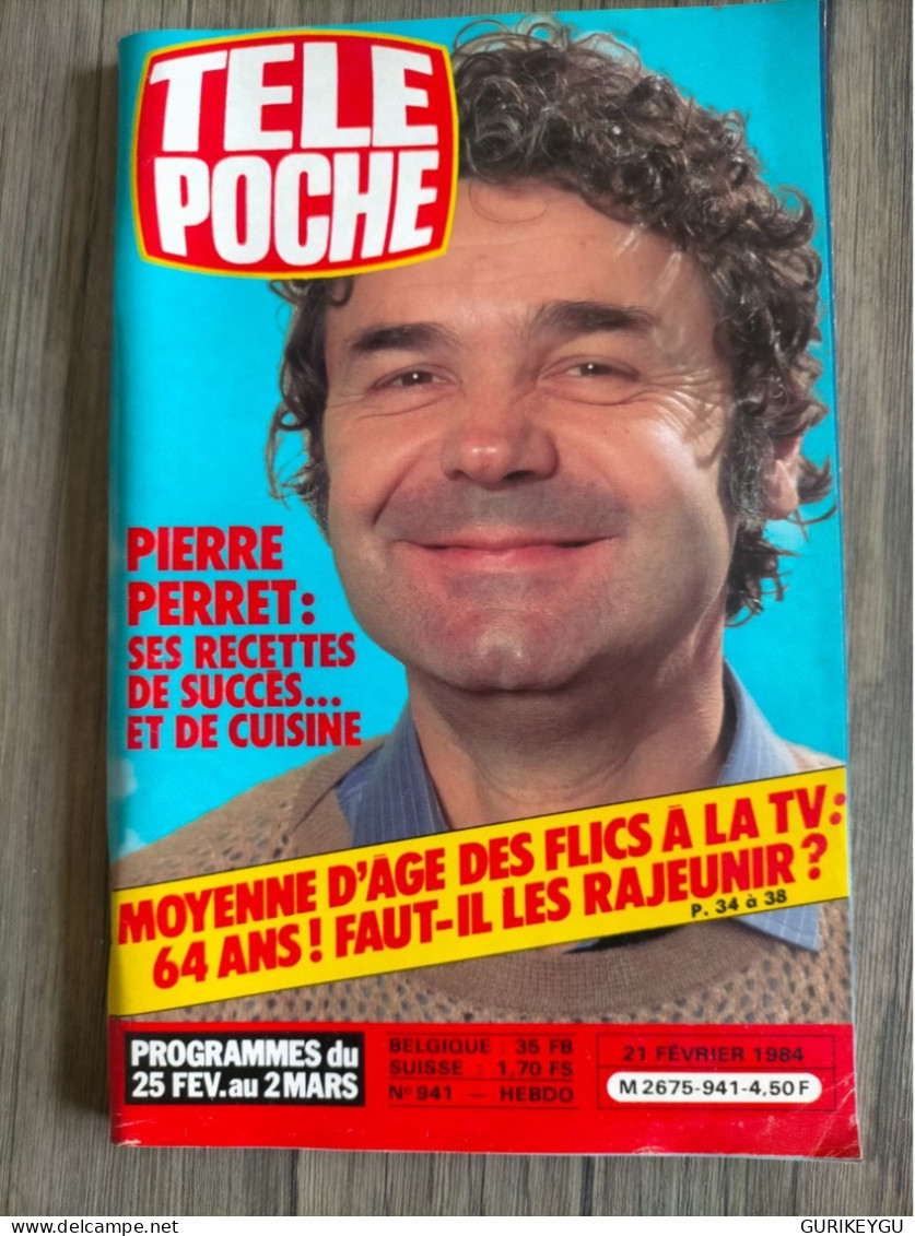 Magazine TELE POCHE N° 941 PIERRE PERRET CYRIELLE CLAIRE LUCKY LUKE PLATINI NEUF 21/02/1984 - Acción