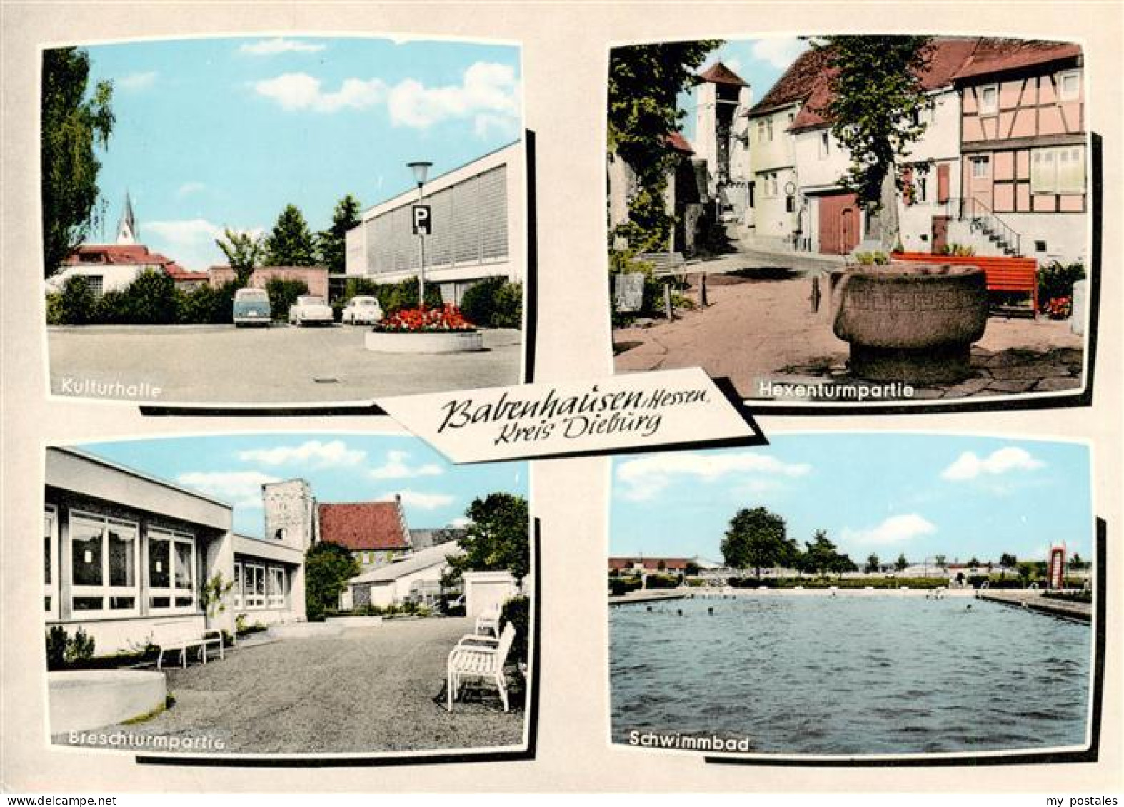 73886986 Babenhausen Dieburg Hessen Kulturhalle Hexenturmpartie Breschturmpartie - Babenhausen