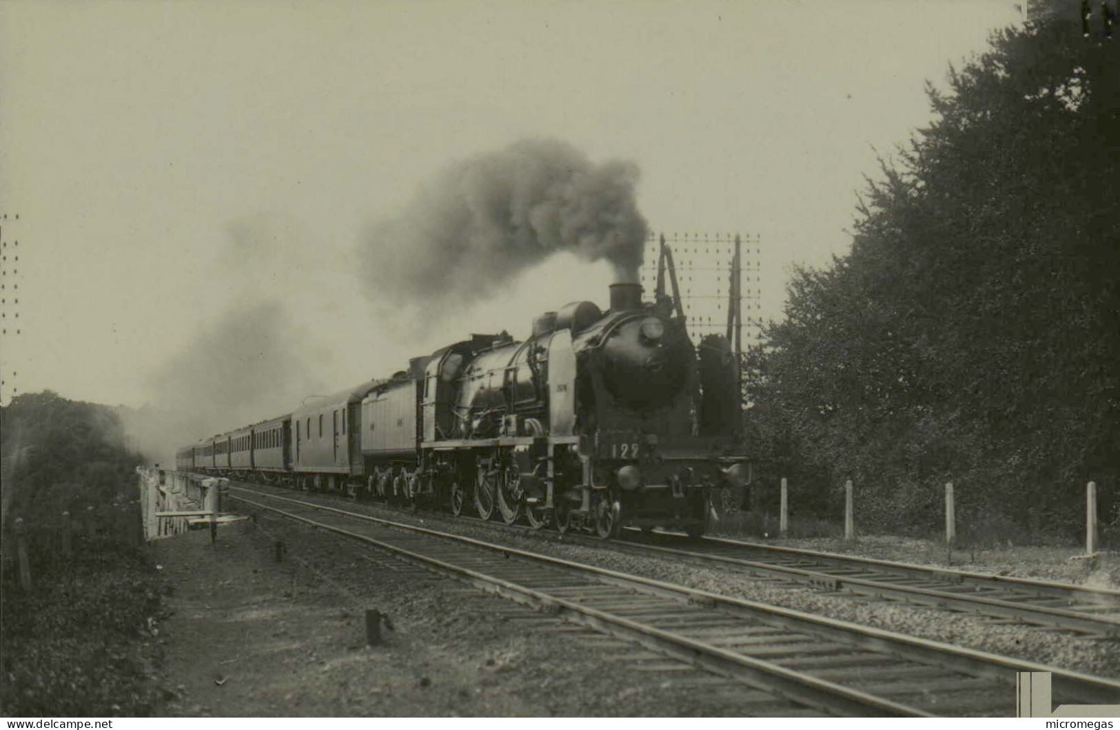 Reproduction - 122 - 3'1150, 15 Juillet 1934, Km.37 - Eisenbahnen