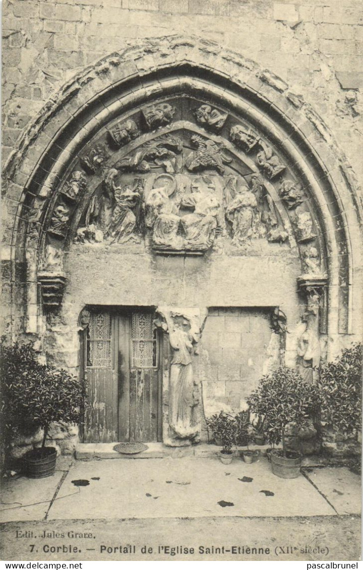 CORBIE - PORTAIL DE L'EGLISE SAINT ETIENNE - Corbie