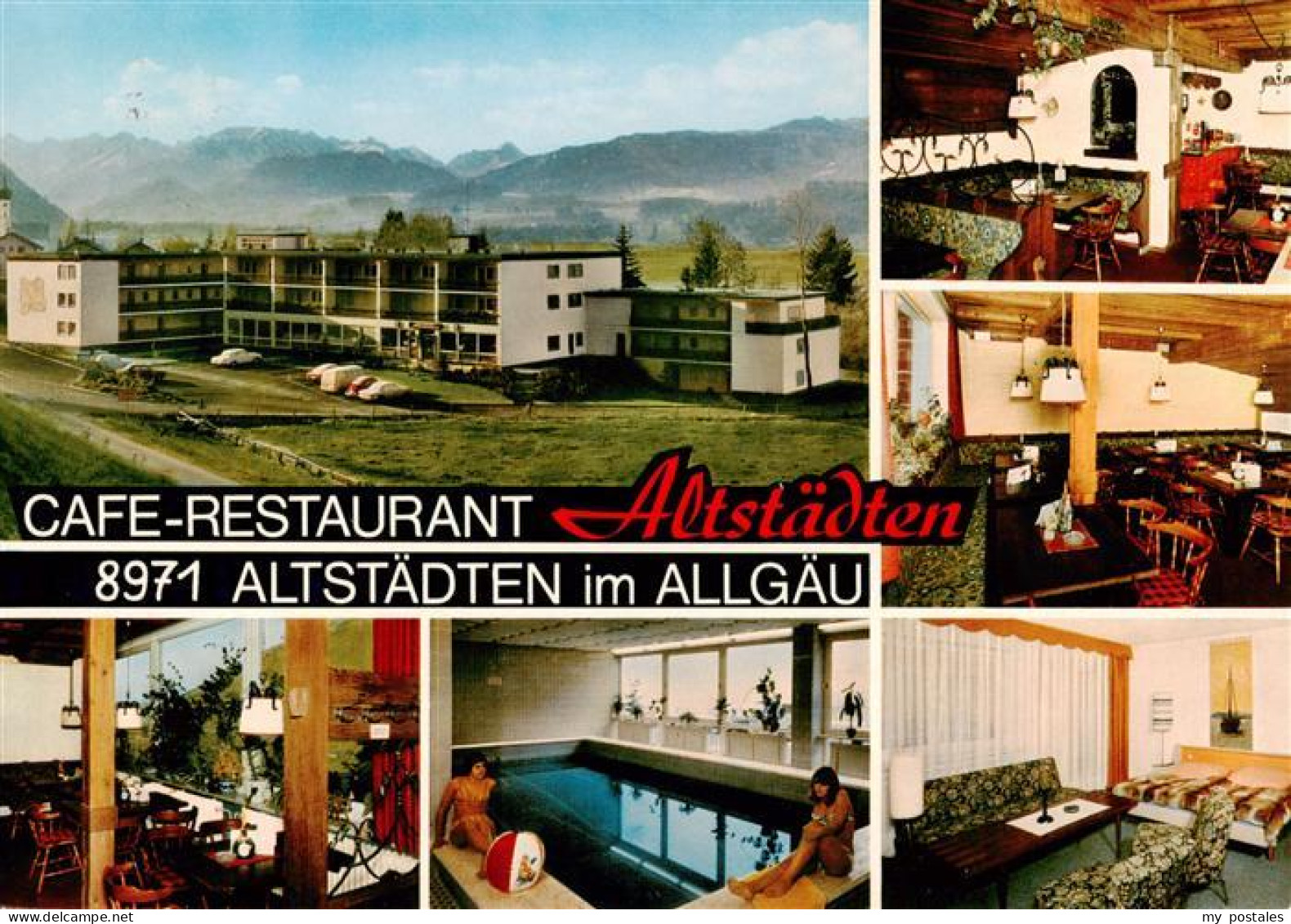 73886948 Altstaedten Allgaeu Cafe Restaurant Altstaedten Gastraeume Hallenbad Zi - Sonthofen