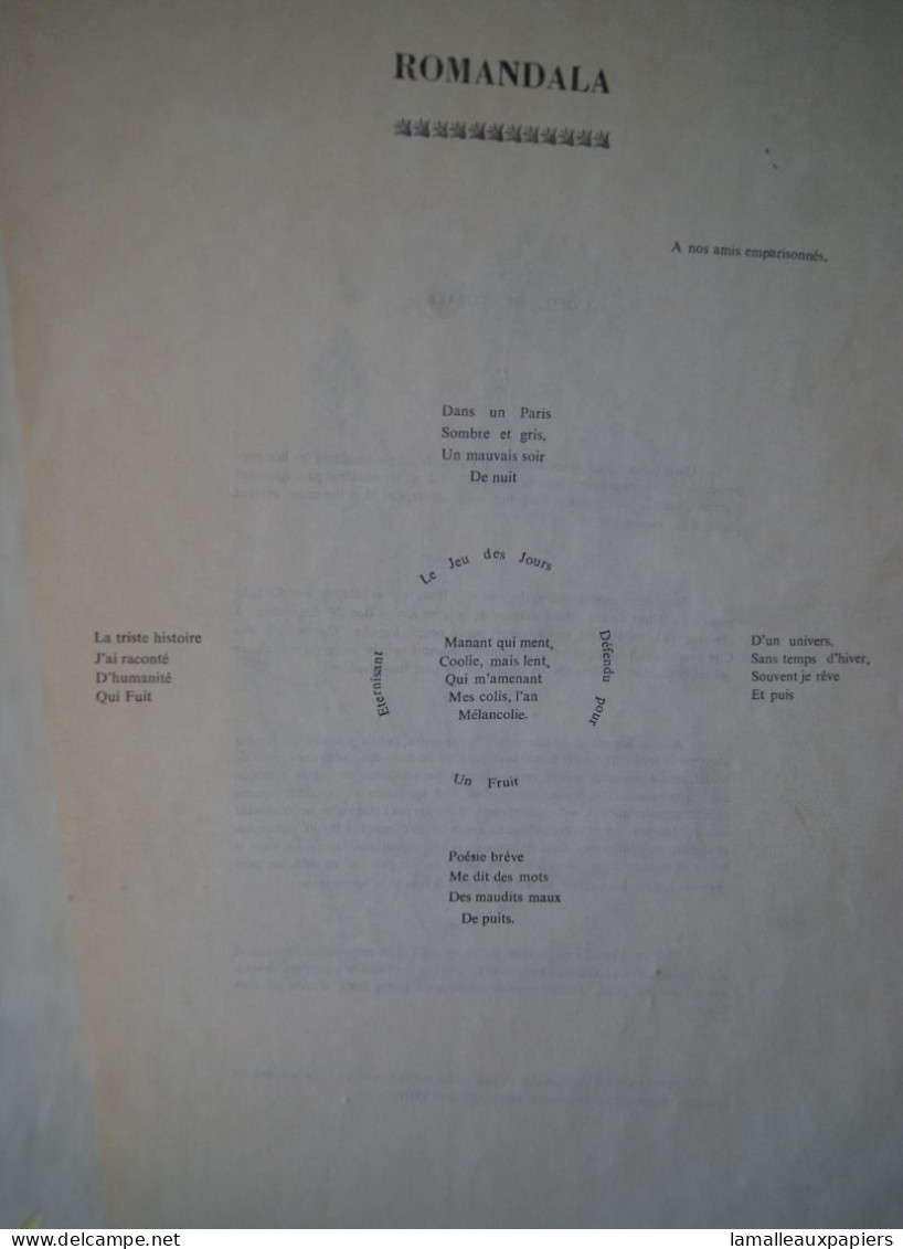 Romandala (Eric CHAZOT) Presse Hyporéaliste Katmandou 1976 - Libros Autografiados