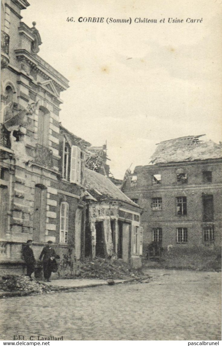 CORBIE - CHATEAU ET USINE CARRE - Corbie