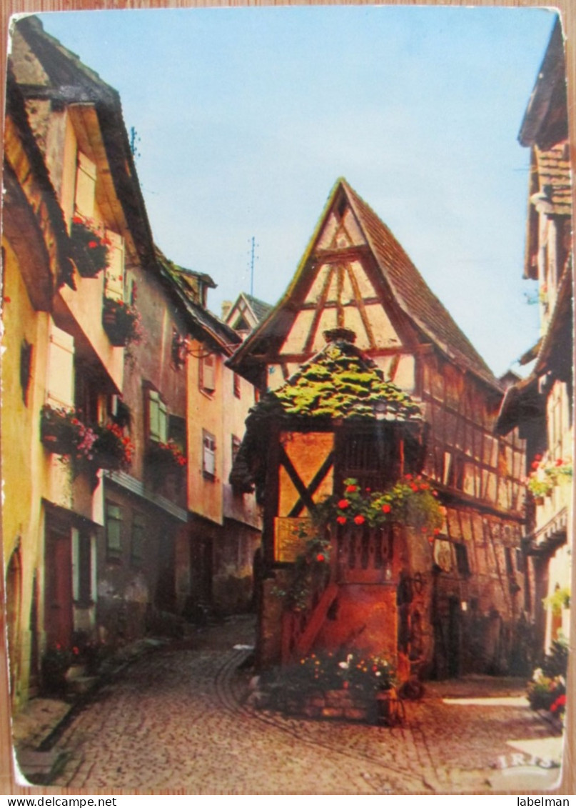 FRANCE ALSACE EGUISHEIM OLD CITY TOWN KARTE CARD POSTKAART POSTCARD CARTE POSTALE POSTKARTE CARTOLINA ANSICHTSKARTE - Prachtstraßen, Boulevards