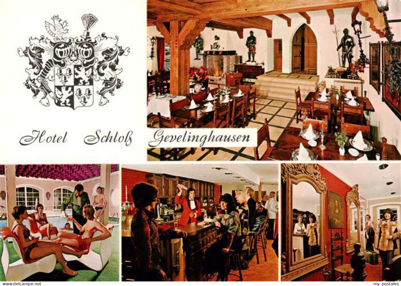 73886892 Gevelinghausen Hotel Schloss Gevelinghausen Speisesaal Hallenbad Bar Ge - Other & Unclassified