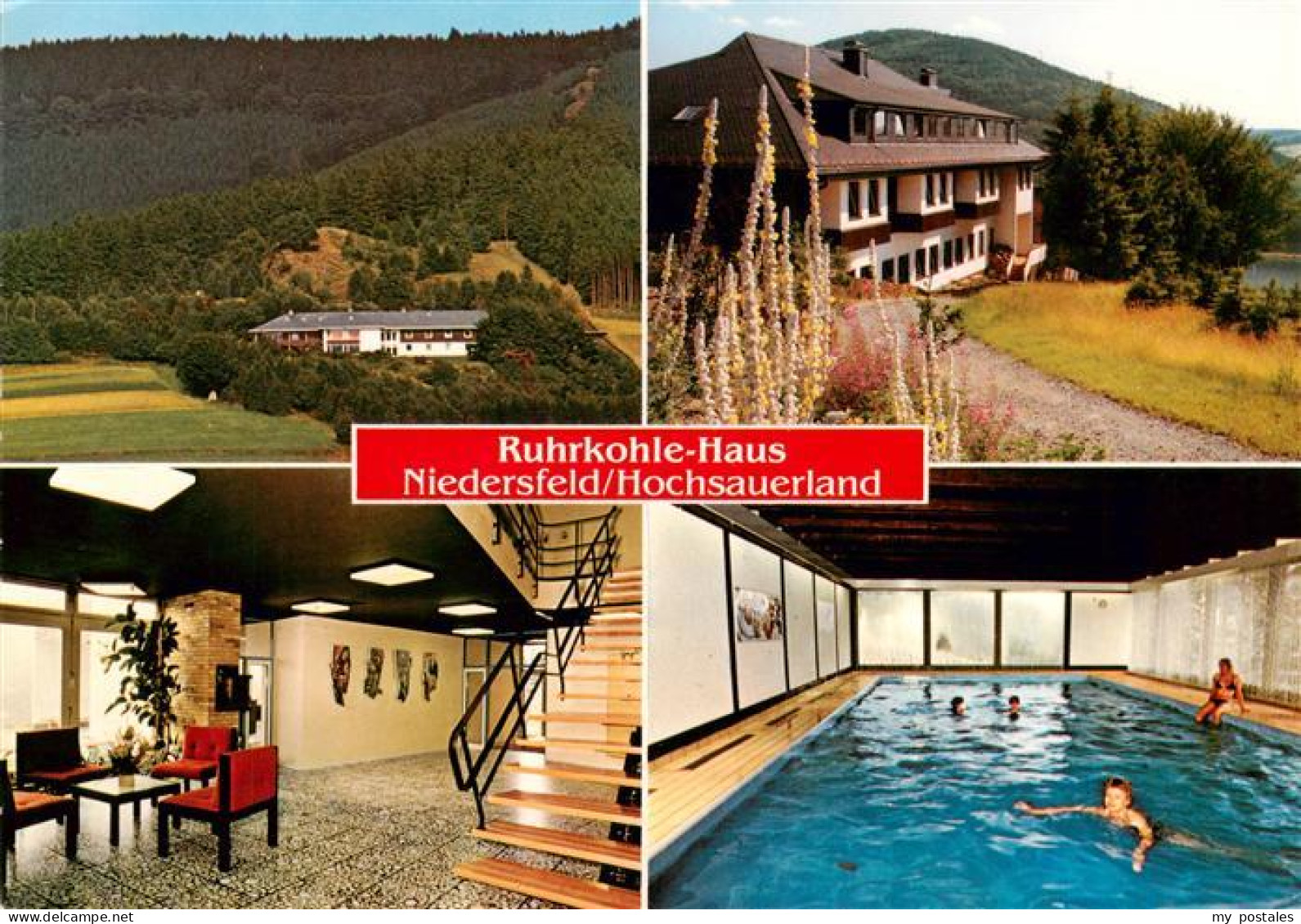 73886889 Niedersfeld Winterberg Ruhrkohle Haus Panorama Eingangshalle Hallenbad  - Winterberg