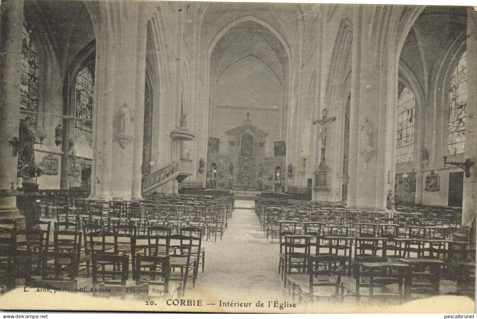 CORBIE - INTERIEUR DE L'EGLISE - Corbie