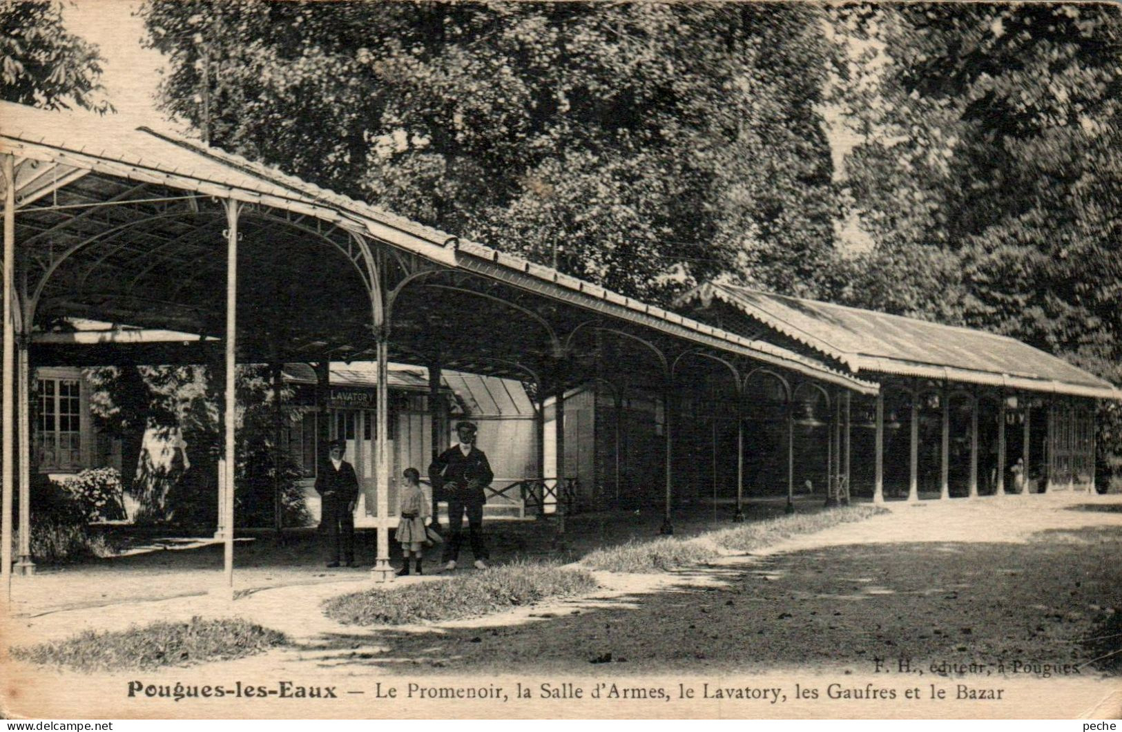 N°974 W -cpa Pougues Les Eaux -le Promenoir- - Pougues Les Eaux