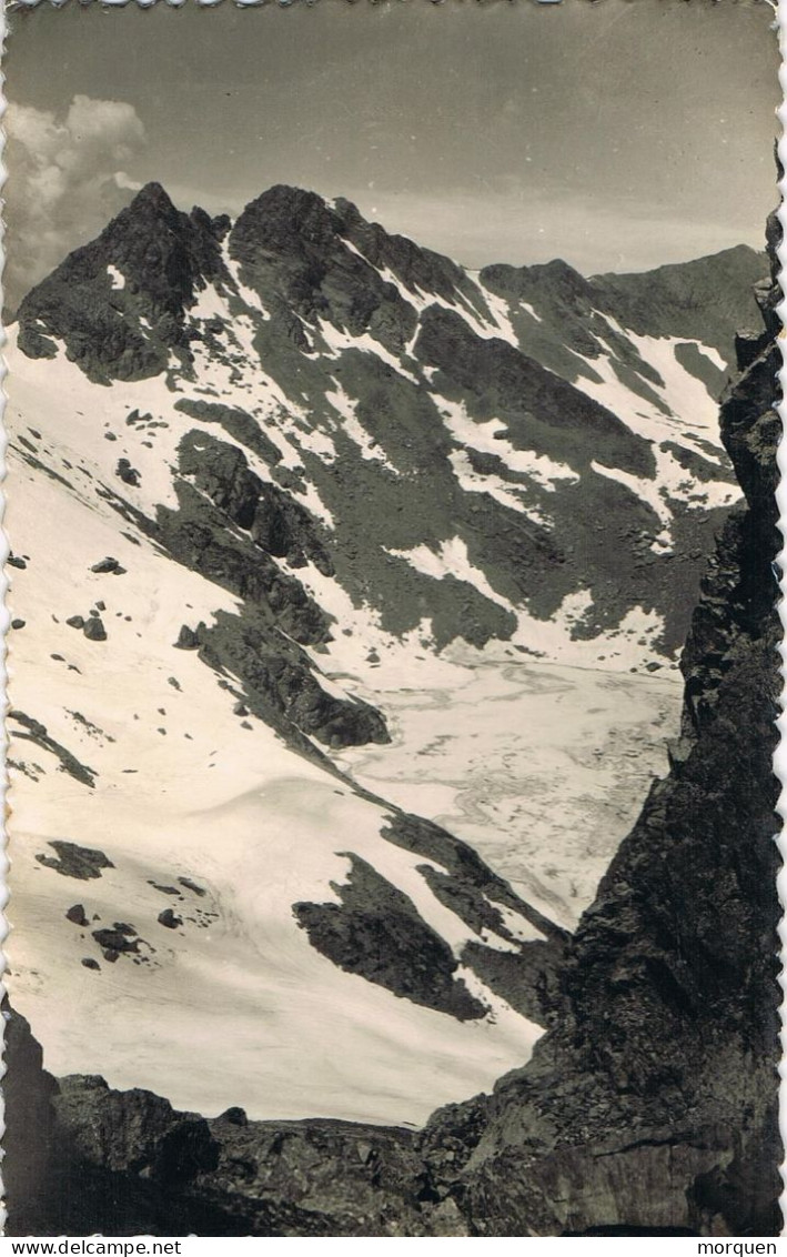 54914. Postal BENASQUE (Huesca) 1959. Vista Del Puerto, Lago De BOUM - Lettres & Documents