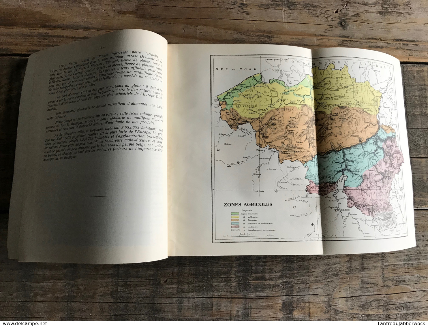 Virgile LEFEBVRE La Belgique Et Le Congo Au Milieu Du XXè Siècle + Supplément 1959 Régionalisme Colonies Belge Industrie - Belgium