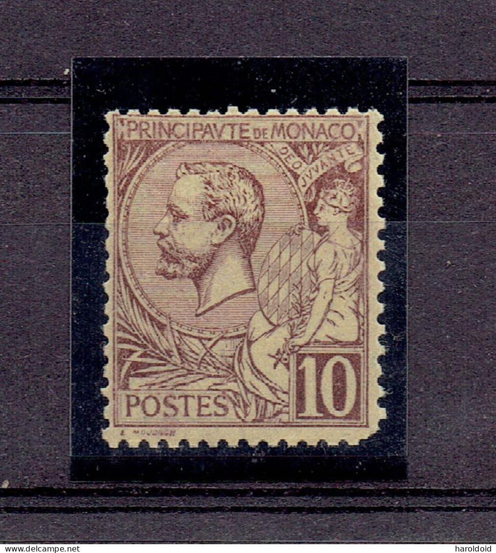 MONACO - N°14 ** - ANGLE ROGNE EN BAS A GAUCHE - Unused Stamps