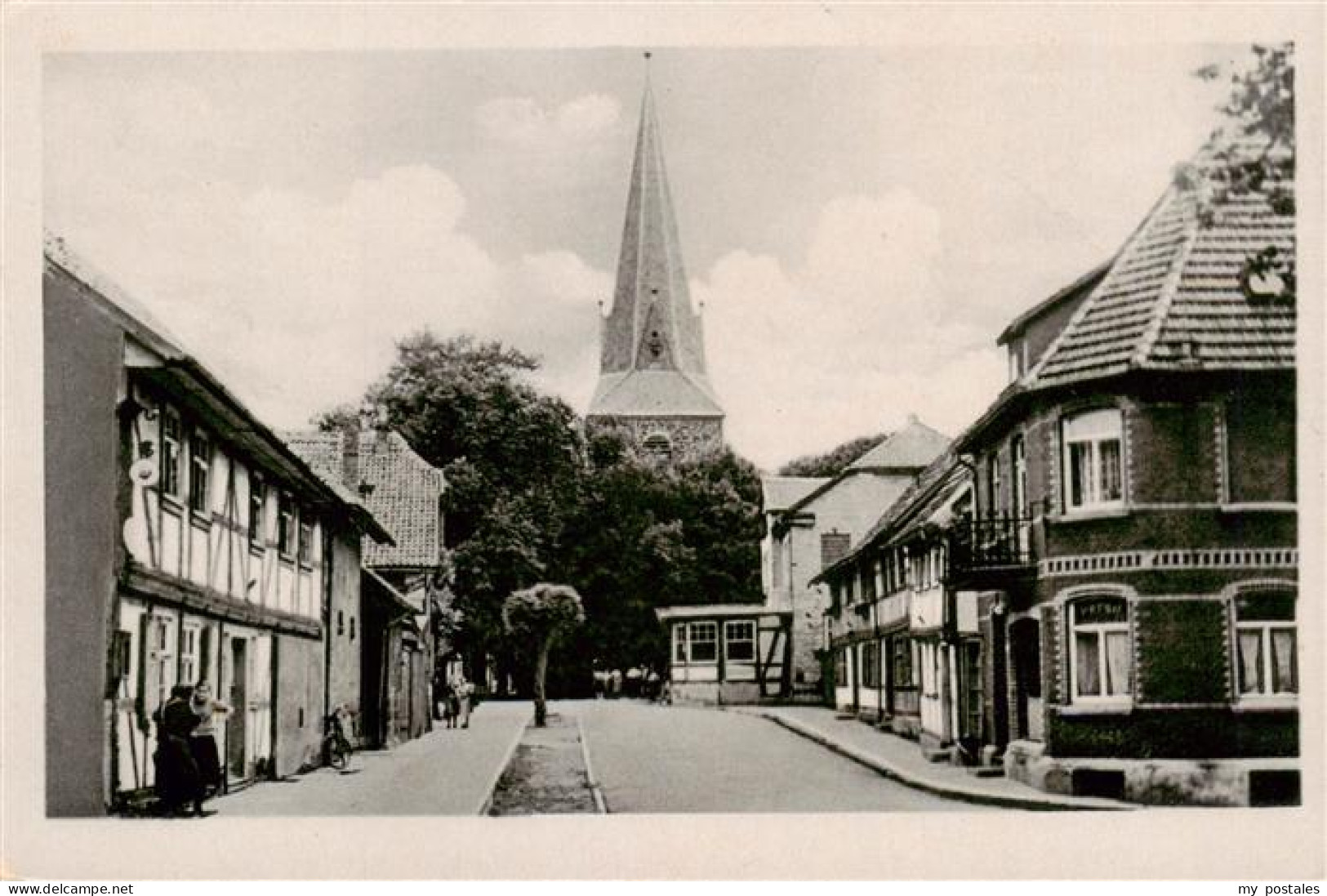 73886691 Neustadt Harz Strassenpartie Mit Kirche Neustadt Harz - Altri & Non Classificati