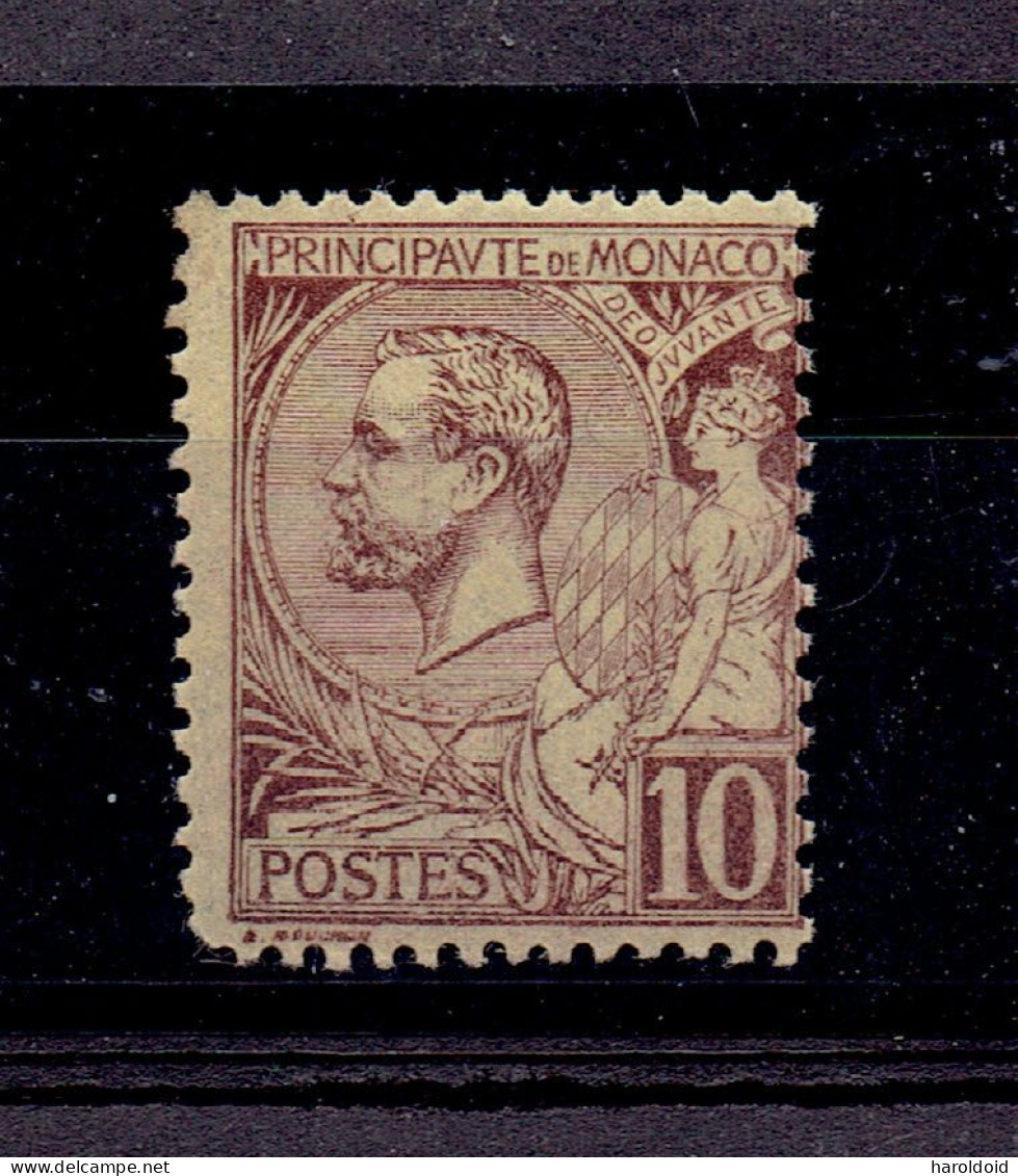 MONACO - N°14 ** - 1 ANGLE ROGNE - Unused Stamps