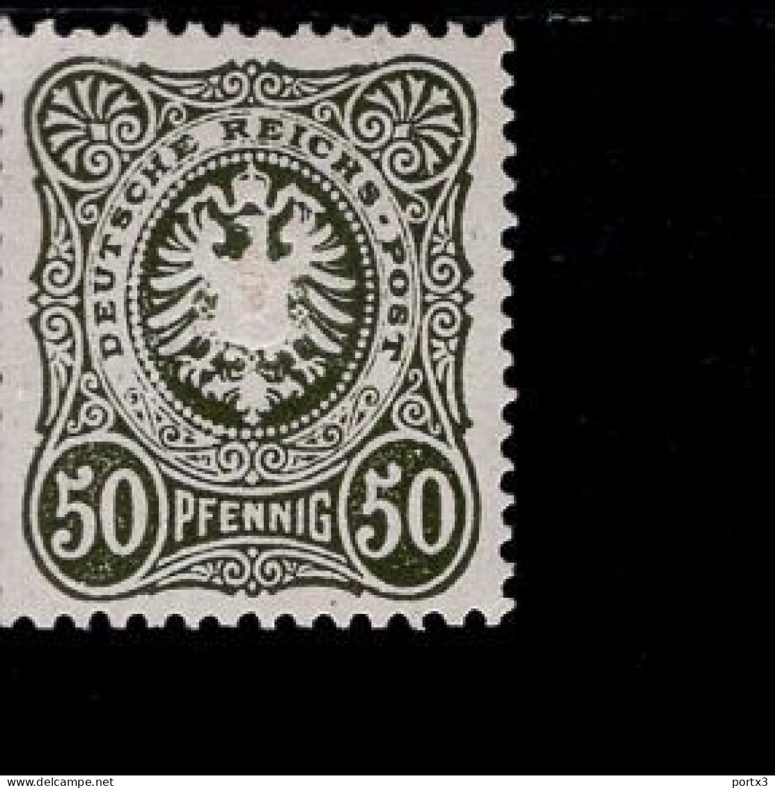 Deutsches Reich 44 Ba Reichsadler Im Oval MNH ** Postfrisch Neuf - Unused Stamps