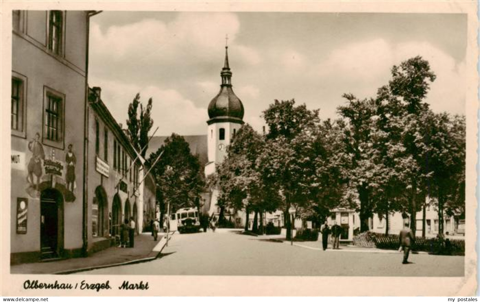 73886688 Olbernhau Erzgebirge Markt Kirche Olbernhau Erzgebirge - Olbernhau