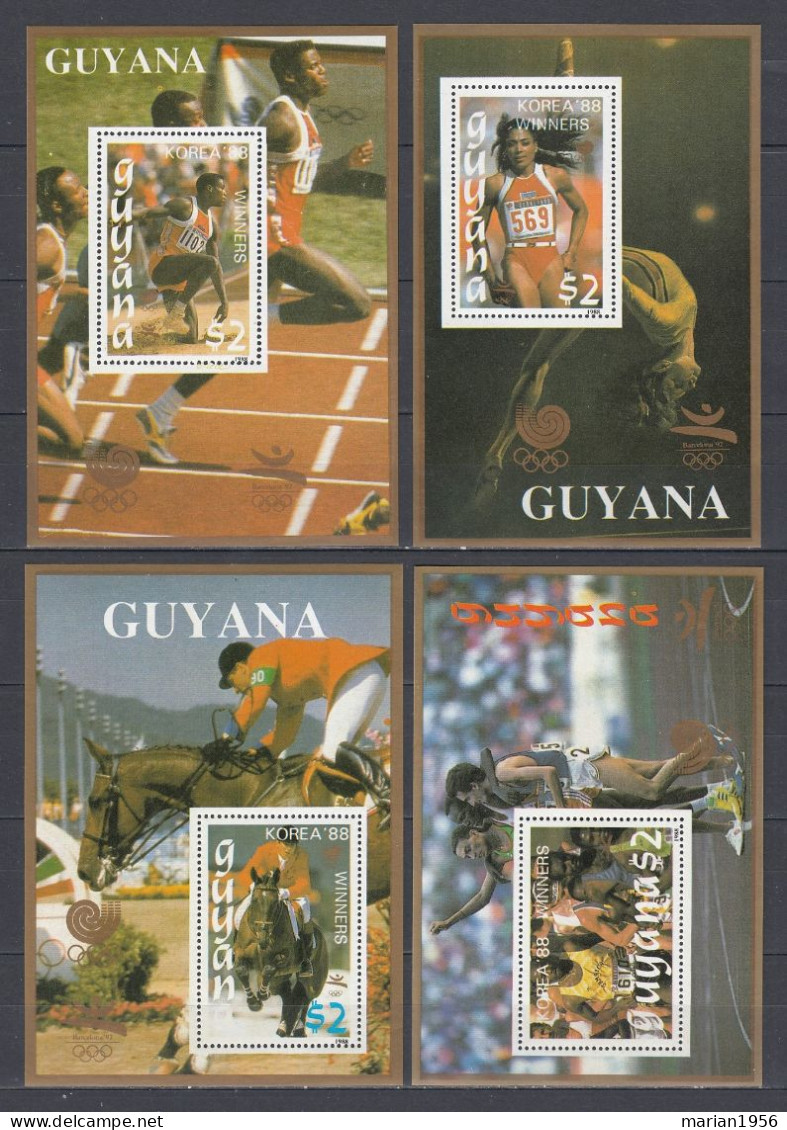 Guyana 1988 - JEUX OLYMPIQUES D'ETE SEOUL - MNH - Sommer 1988: Seoul