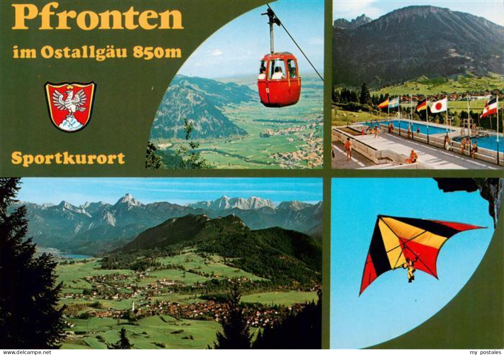 73886670 Pfronten Gondelbahn Schwimmbad Panorama Drachenflieger Pfronten - Pfronten