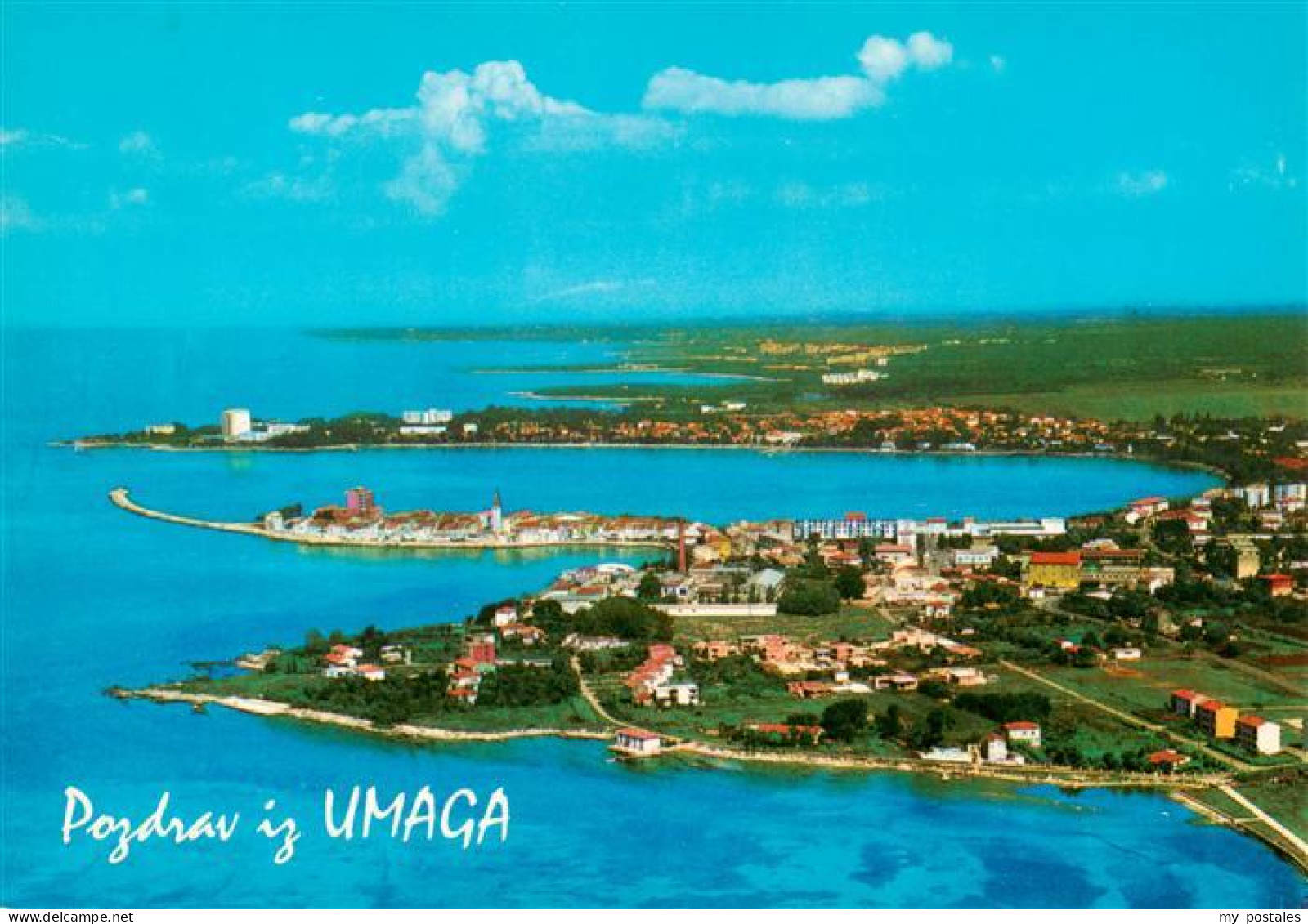 73886669 Umag Umago Istrien Fliegeraufnahme Umag Umago Istrien - Croazia