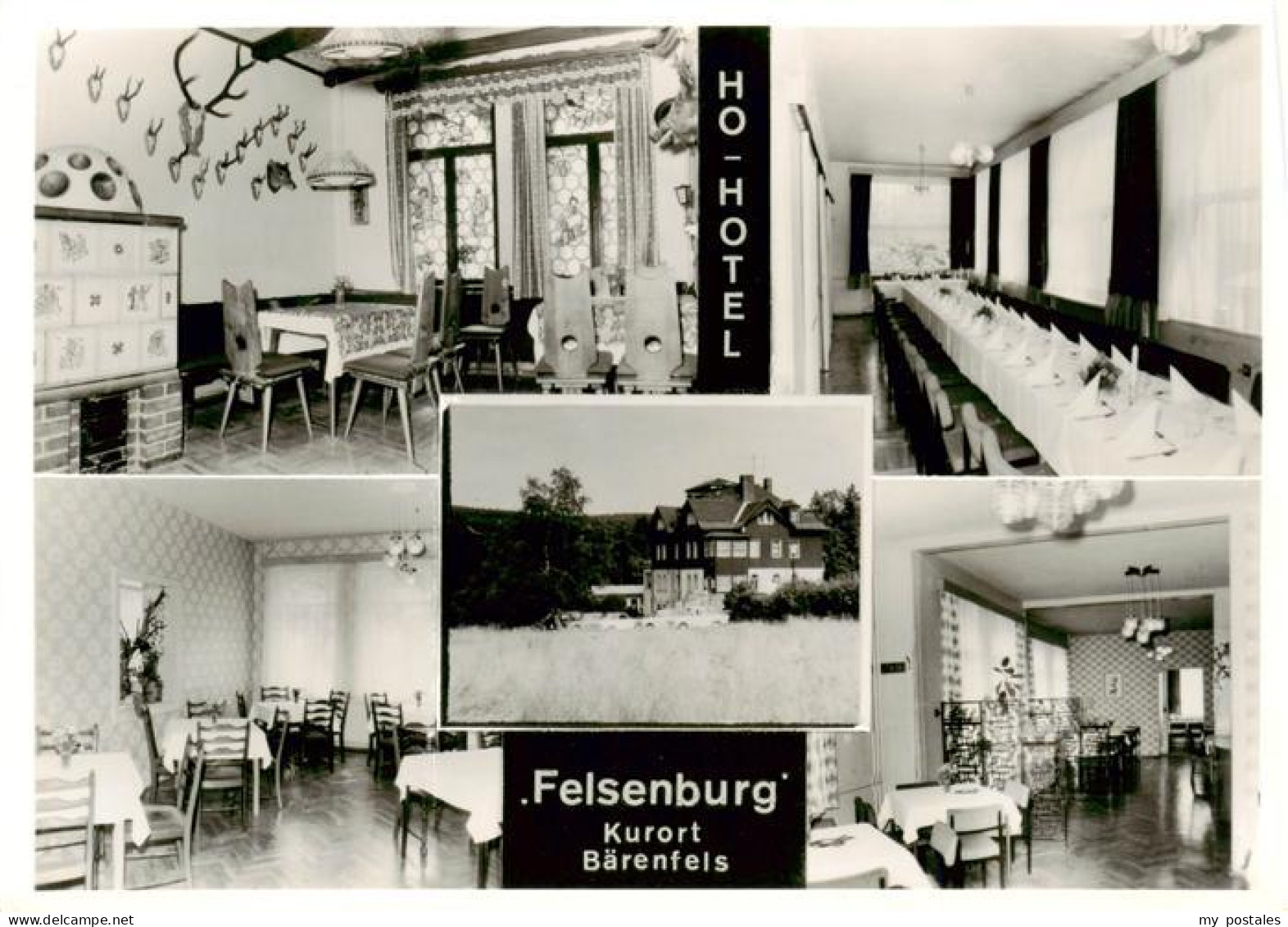 73886663 Baerenfels Erzgebirge Altenberg HO Hotel Felsenburg Gastraeume  - Altenberg