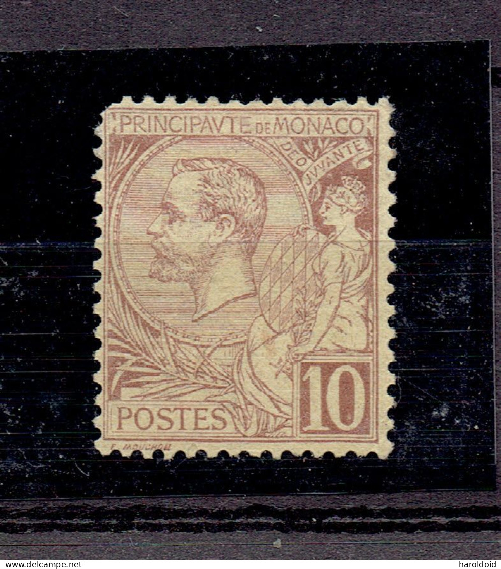 MONACO - N°14 * - 1 ANGLE ROGNE SINON TB - Unused Stamps