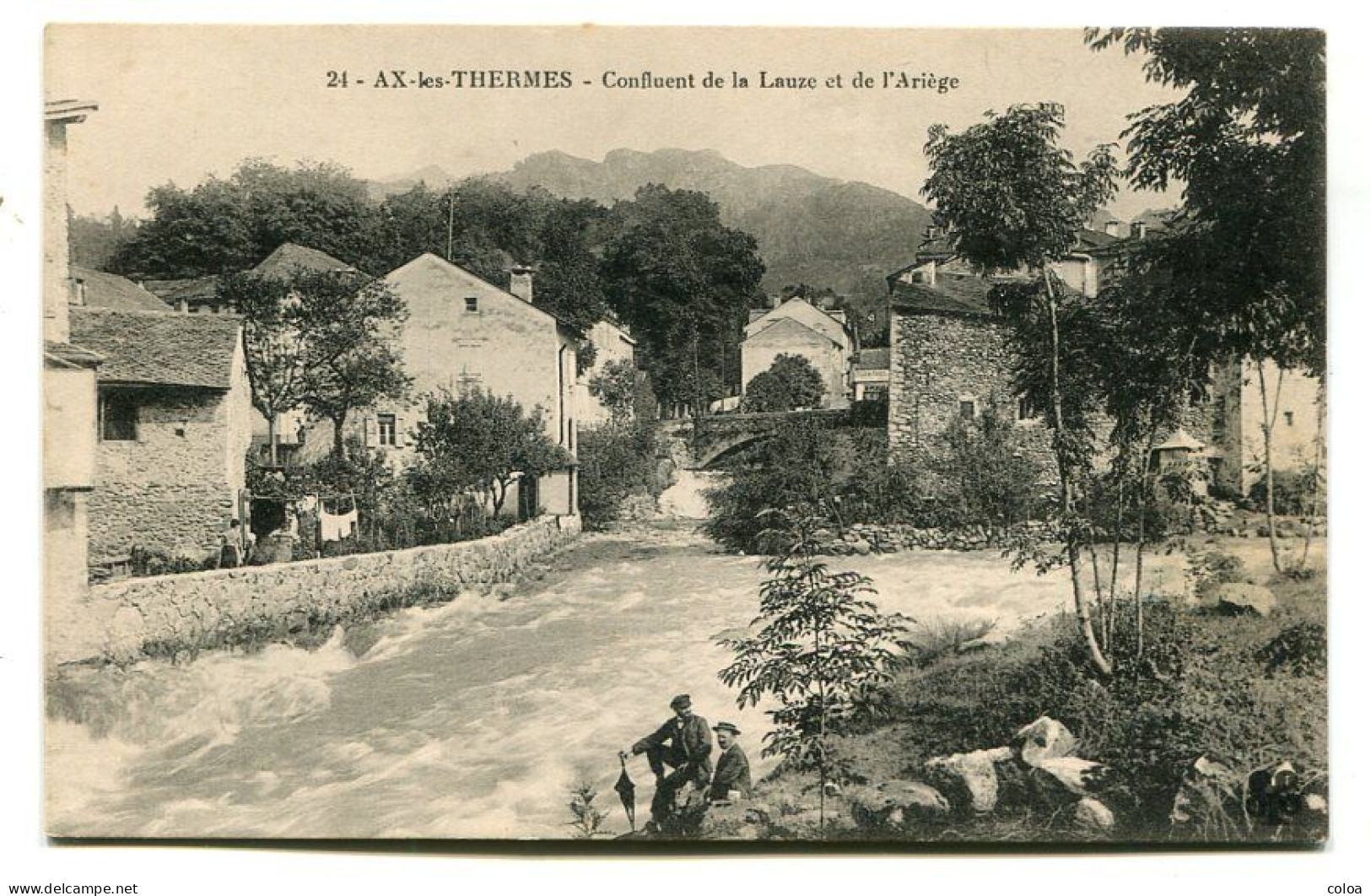 Ax-les-Thermes Confluent De La Lauze Et De L'Ariège - Ax Les Thermes