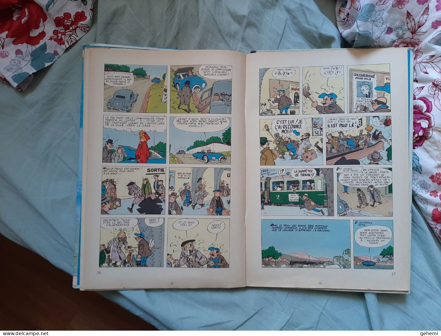 Spirou Et Fantasio : La Mauvaise Tête EO Belge 1956 En état Très Moyen - Spirou Et Fantasio