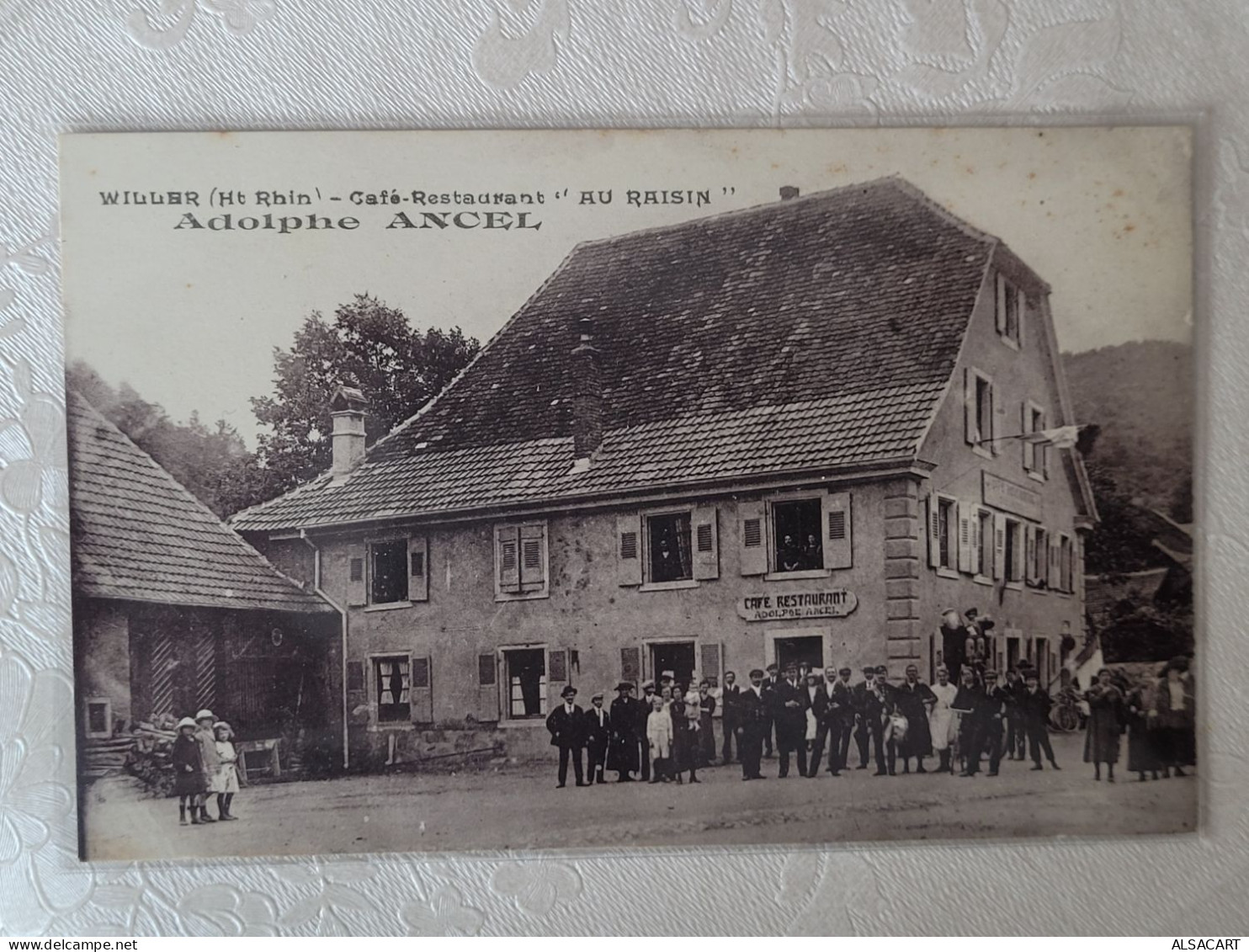 Willer Sur Thur , Café Restaurant  Au Raisin , Adolphe Ancel - Other & Unclassified