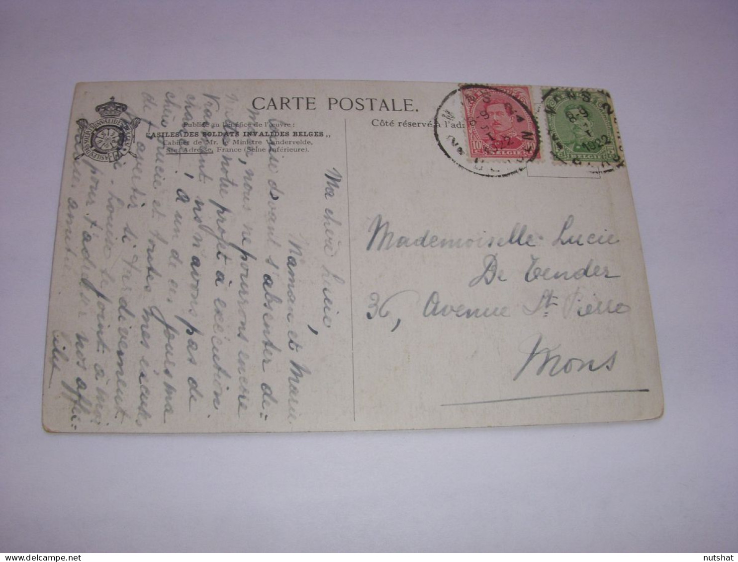 CP CARTE POSTALE BELGIQUE MALINES KRAEN STRAET - Ecrite En 1922 - Malines