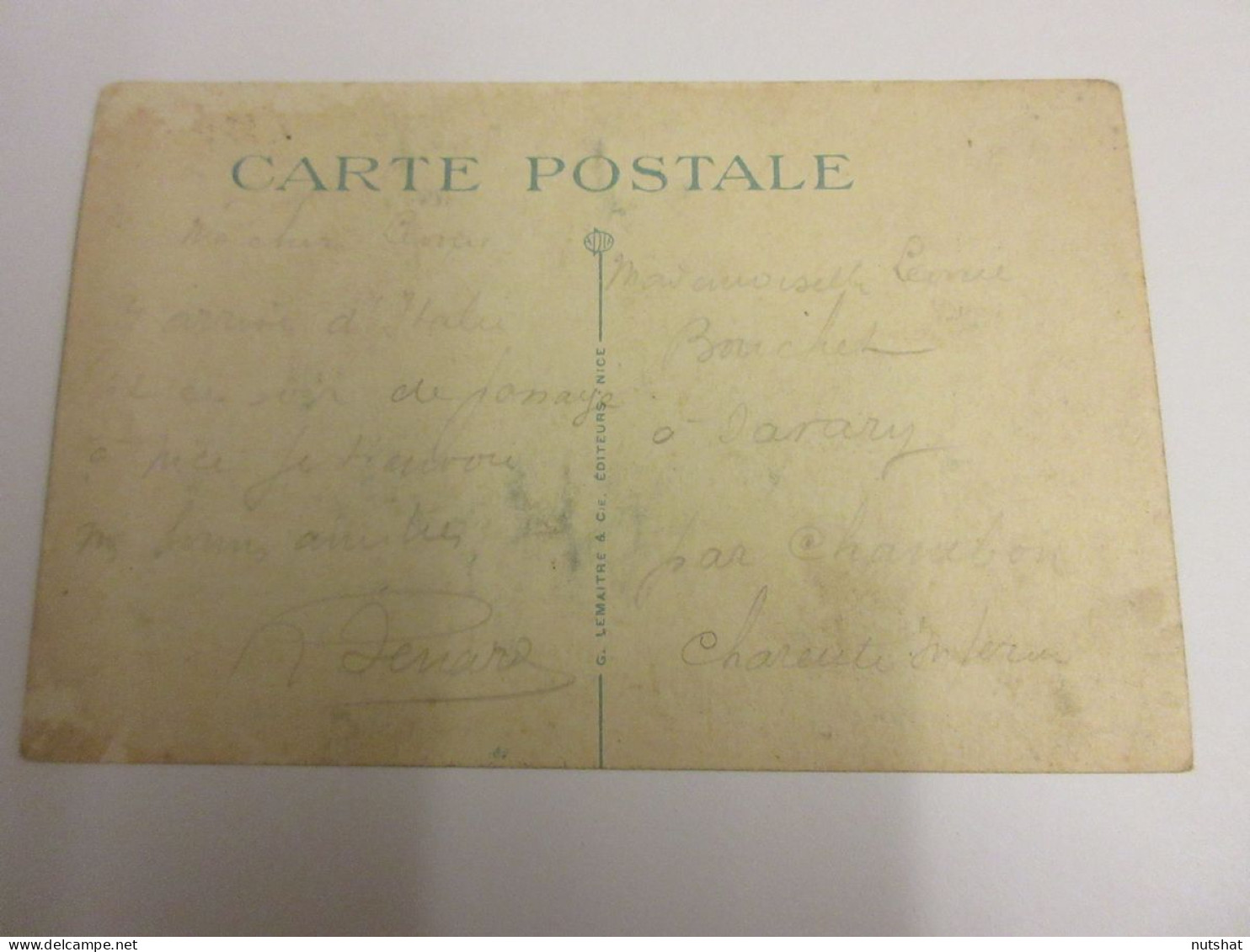 CP CARTE POSTALE ALPES MARITIMES NICE JARDIN ALBERT 1er La POESIE PASTORALE      - Parks