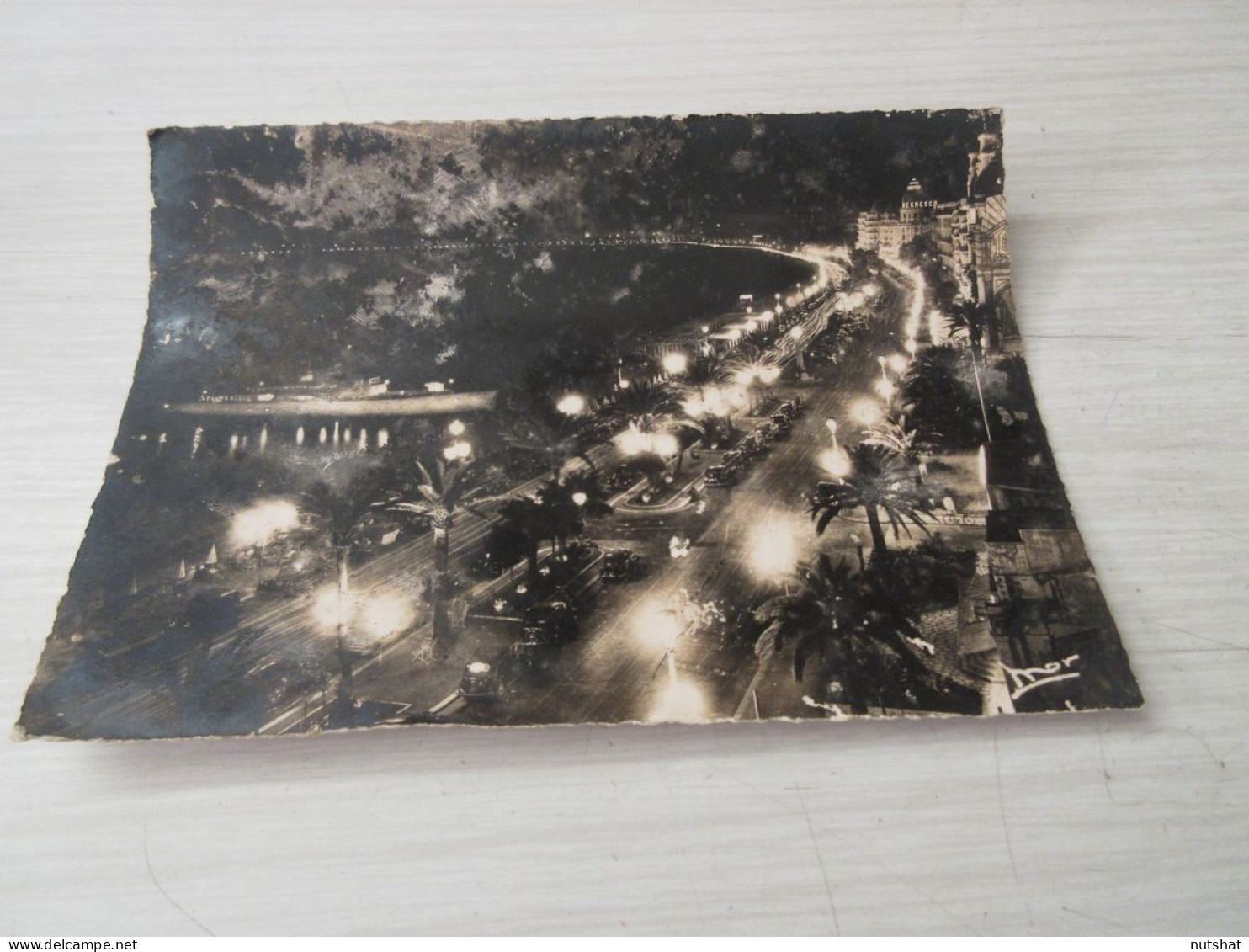 CP CARTE POSTALE ALPES MARITIMES NICE La PROMENADE Des ANGLAIS De NUIT           - Nizza Bei Nacht