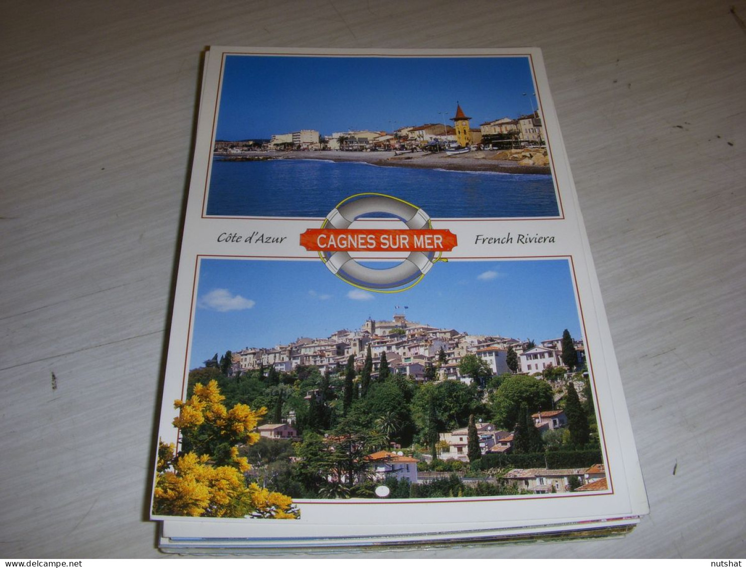 CP CARTE POSTALE ALPES MARITIMES CAGNES Sur MER VUES GENERALE - ECRITE - Cagnes-sur-Mer