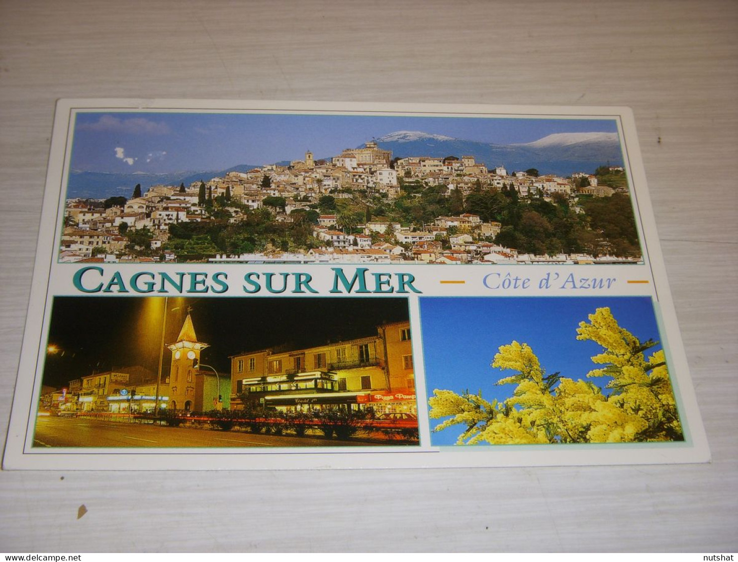 CP CARTE POSTALE ALPES MARITIMES CAGNES Sur MER CHATEAU EGLISE CROS - ECRITE - Cagnes-sur-Mer